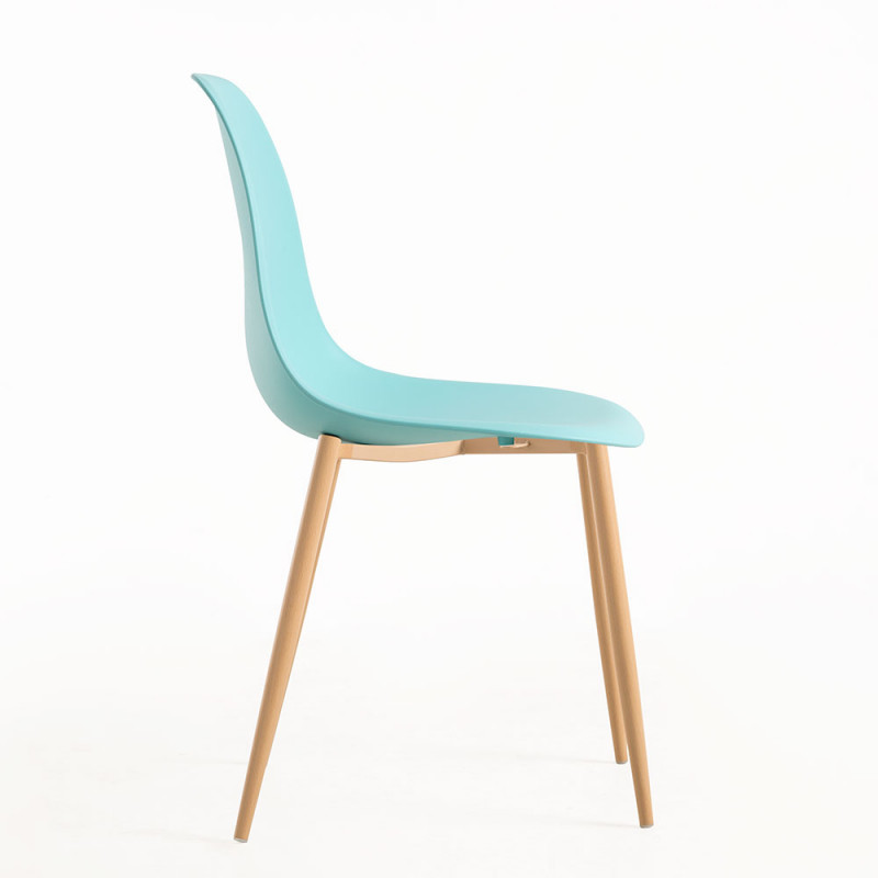 DSW Style Side Chair Light Green-PP Chair