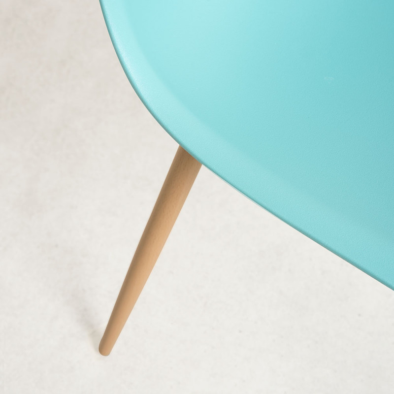 DSW Style Side Chair Light Green-PP Chair