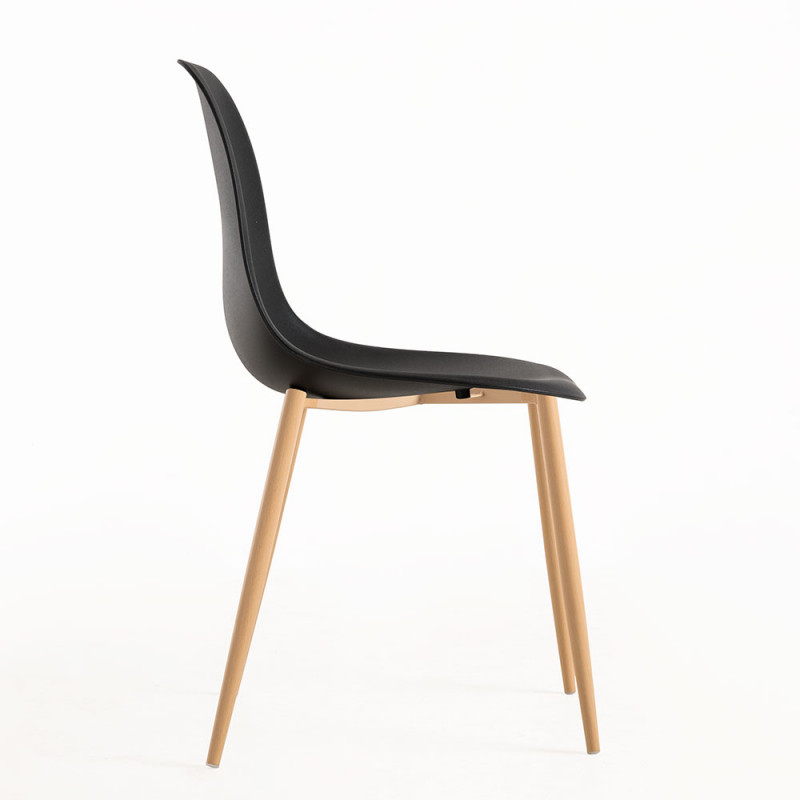 DSW Style Side Chair Black-PP Chair