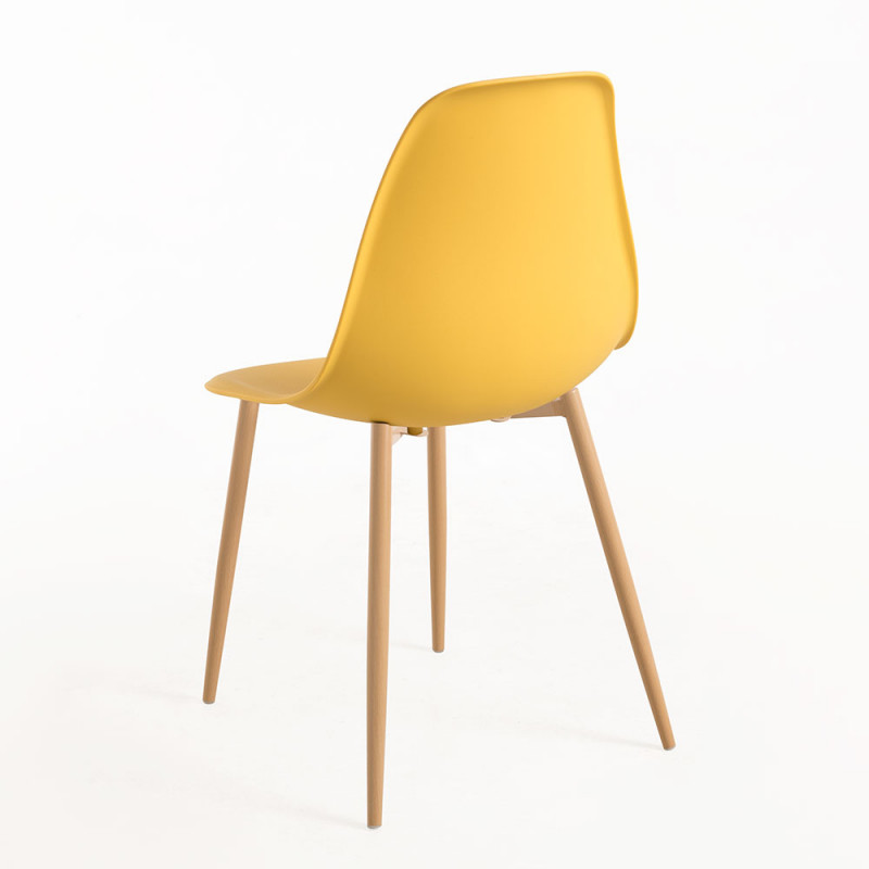 DSW Style Side Chair Yellow-PP Chair