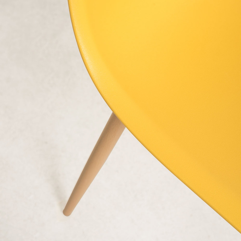 DSW Style Side Chair Yellow-PP Chair