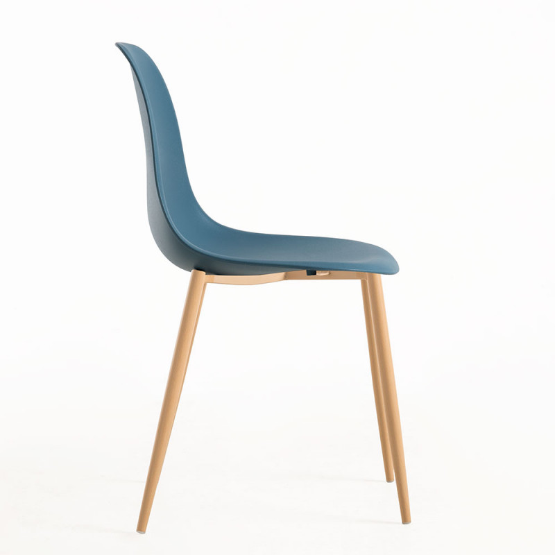 DSW Style Side Chair Navy Blue-PP Chair