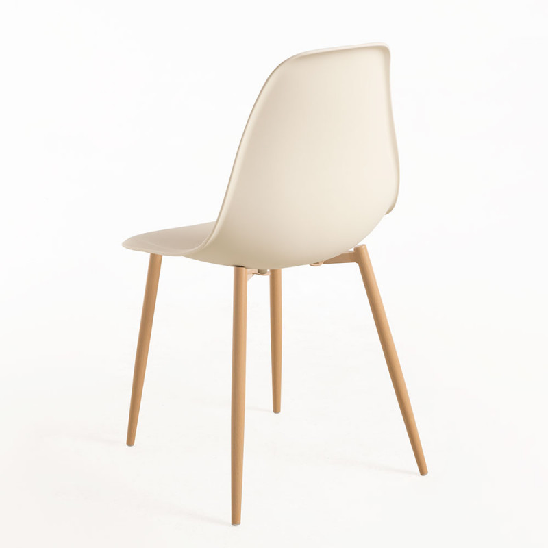 DSW Style Side Chair Beige-PP Chair