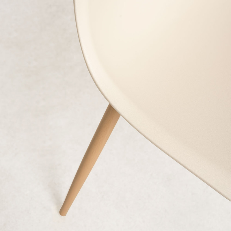 DSW Style Side Chair Beige-PP Chair