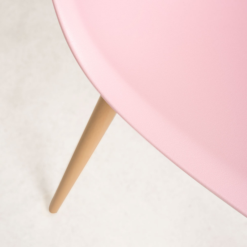 DSW Style Side Chair Pink-PP Chair
