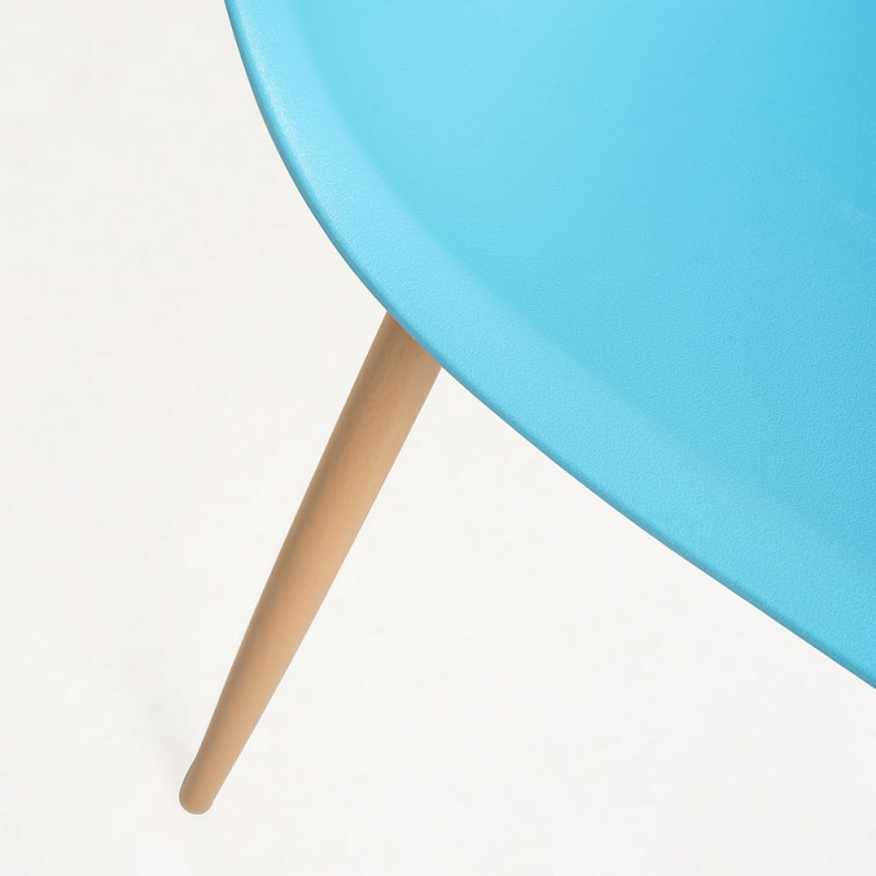 DSW Style Side Chair Light Blue-PP Chair