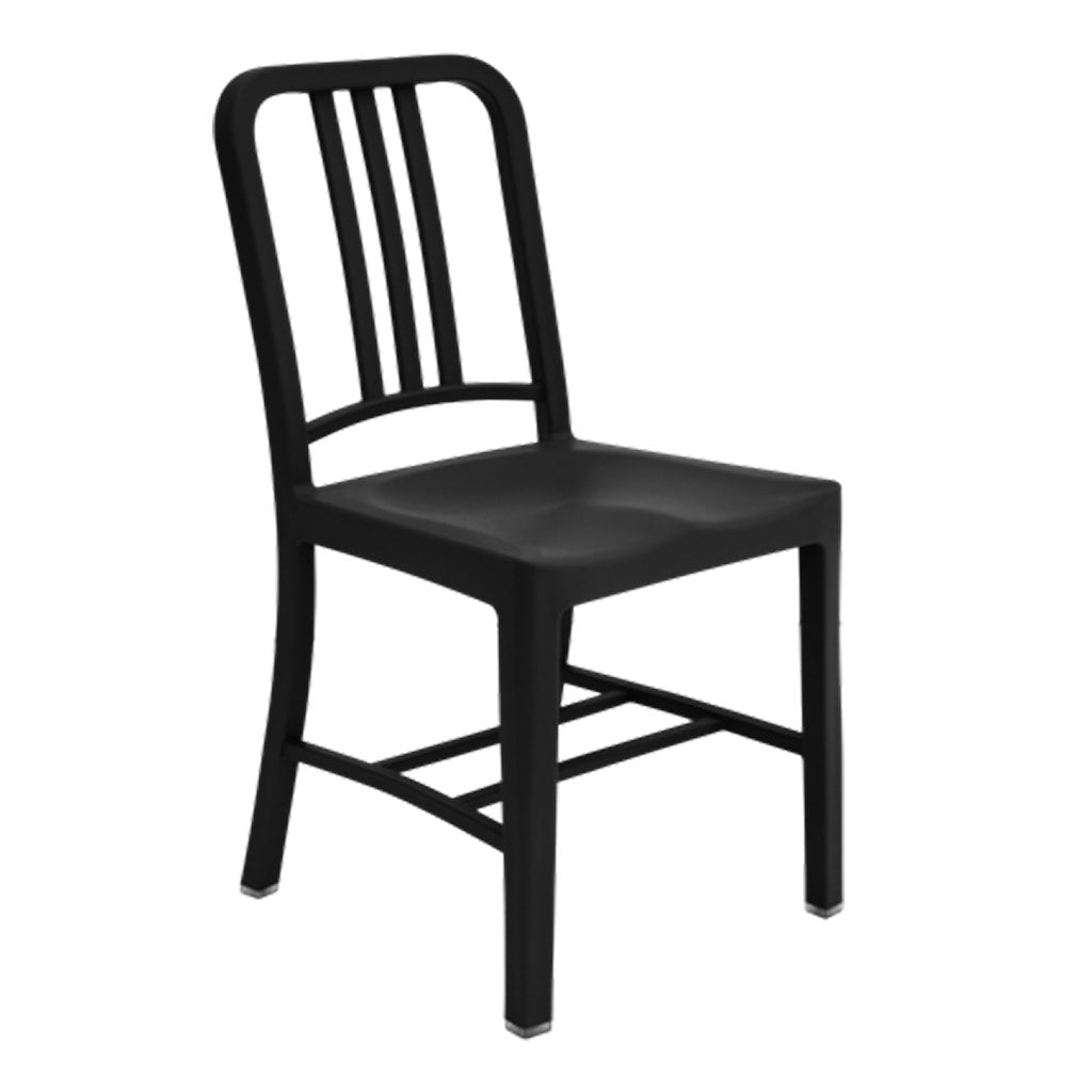 Black Plastic Navy Chair-PP Chair