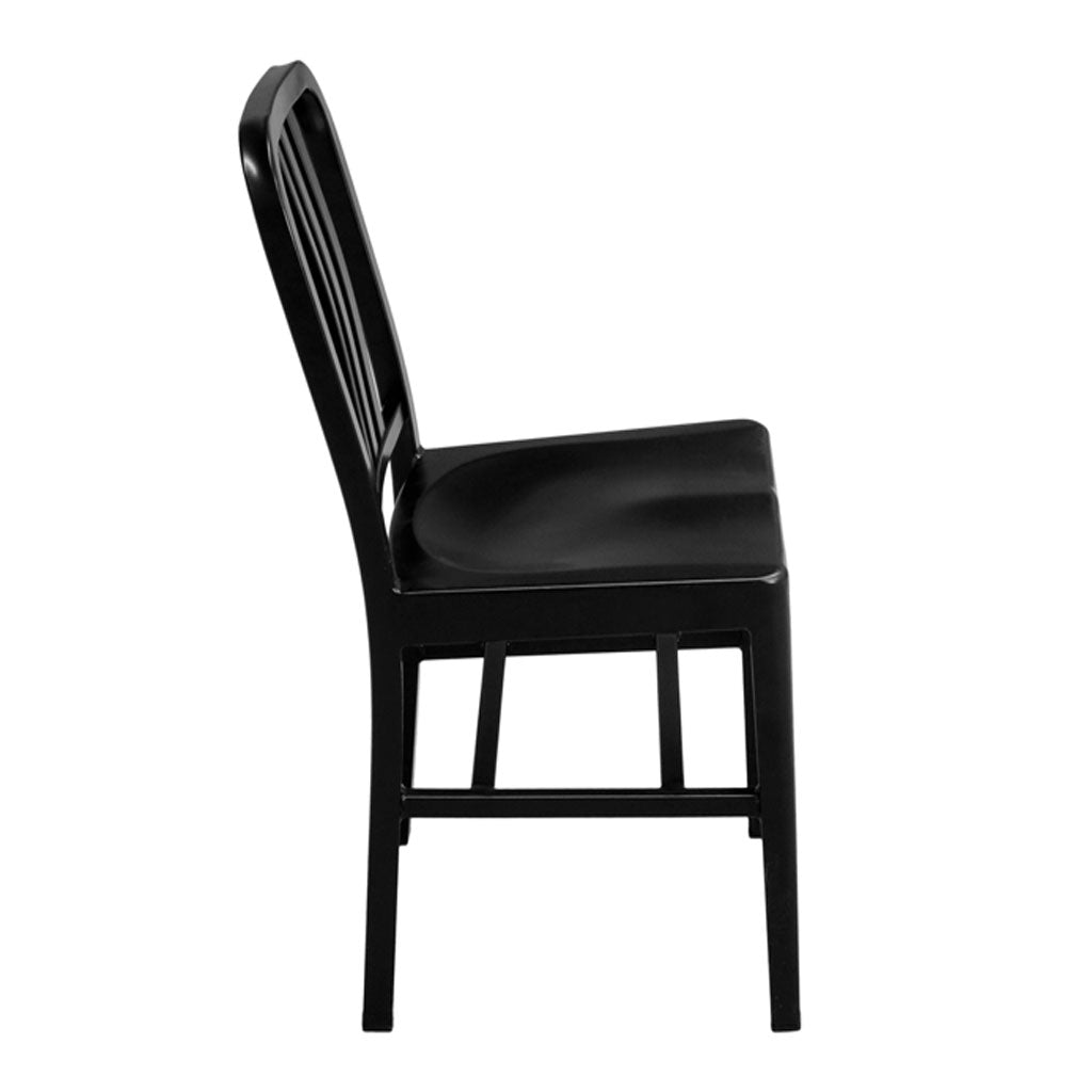 Black Plastic Navy Chair-PP Chair