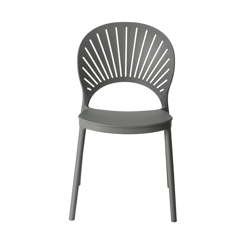 Mustard Polypropylene Side Chair-PP Chair