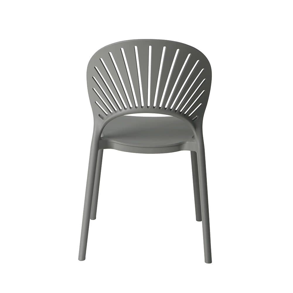Mustard Polypropylene Side Chair-PP Chair