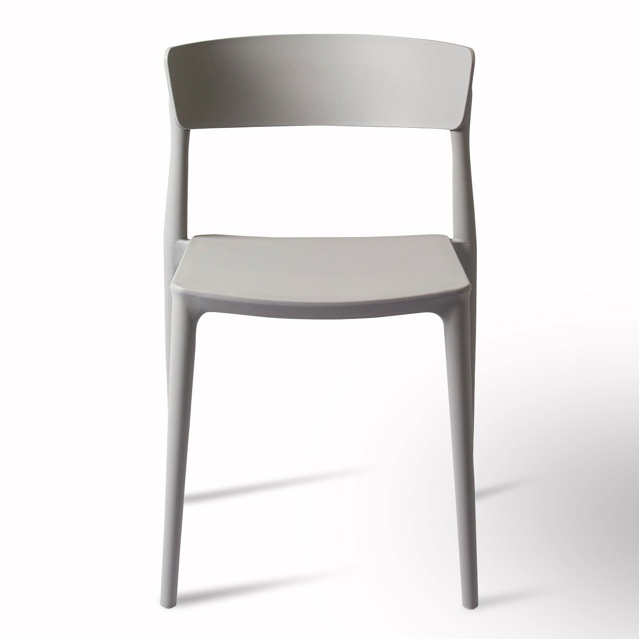 Grey Plastic Cafe Chair-PP Chair