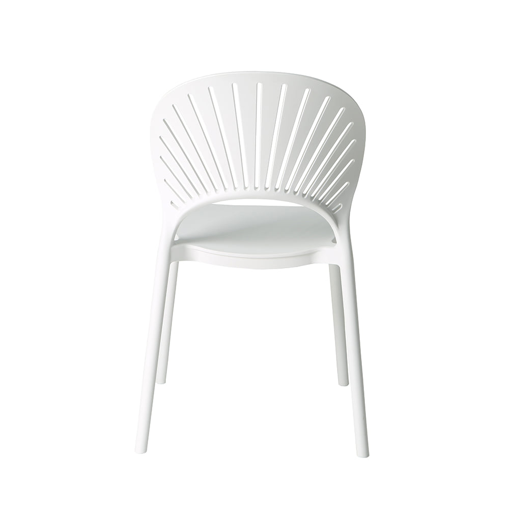 White Polypropylene Side Chair-PP Chair