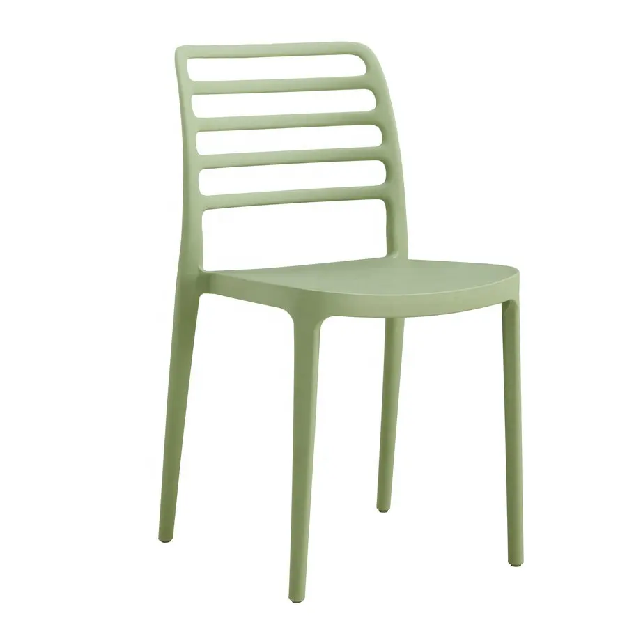 Green Plastic Restaurant Chair-PP Chair