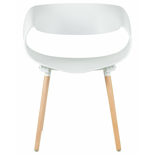 Infinity Chairs Wood Feet In White-PP Chair