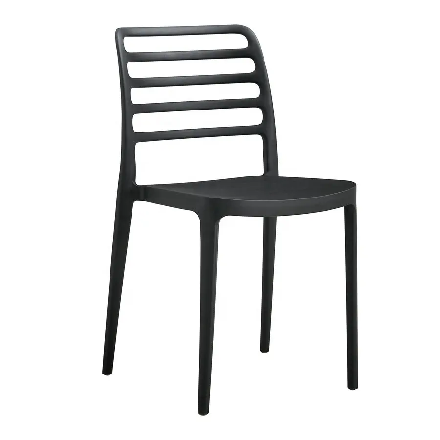 Black Plastic Restaurant Chair-PP Chair