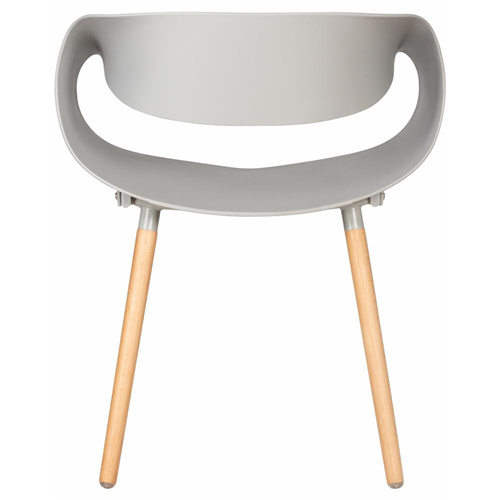 Infinity Chairs Wood Feet In Warm Grey-PP Chair