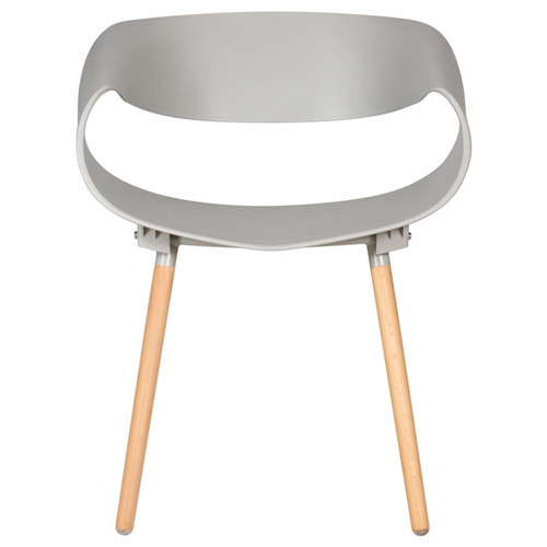 Infinity Chairs Wood Feet In Warm Grey-PP Chair