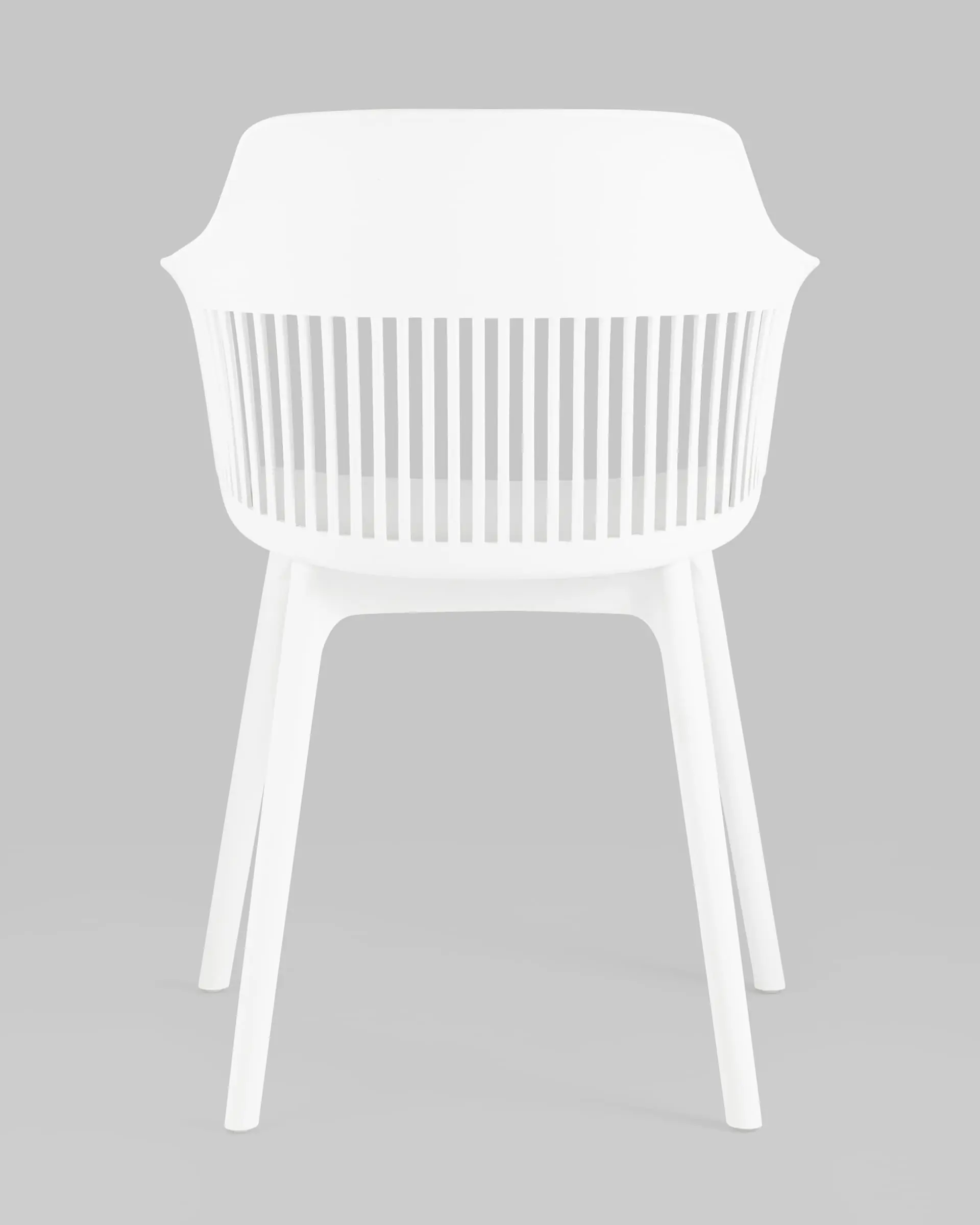 Polypropylene Armchair In White-PP Chair