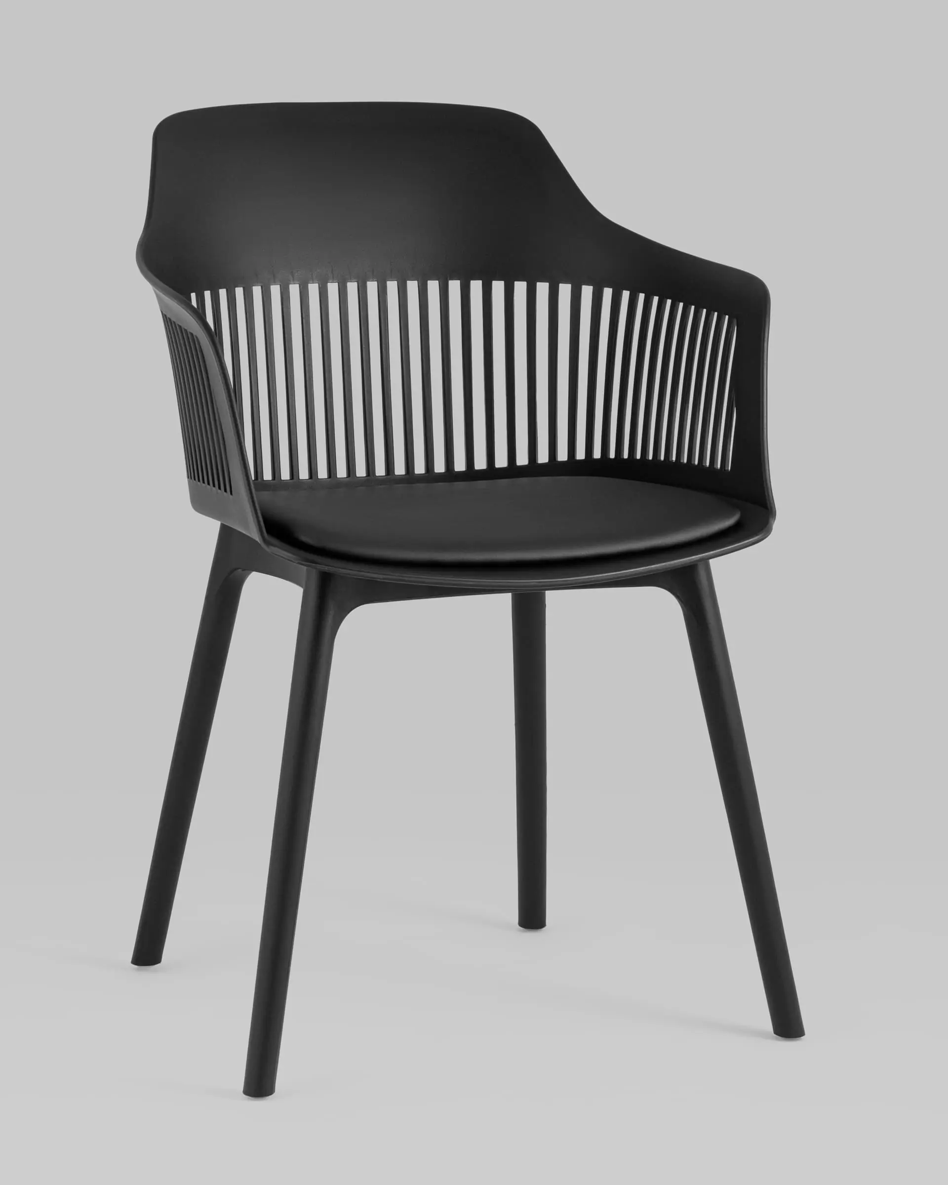 Polypropylene Armchair In Black-PP Chair