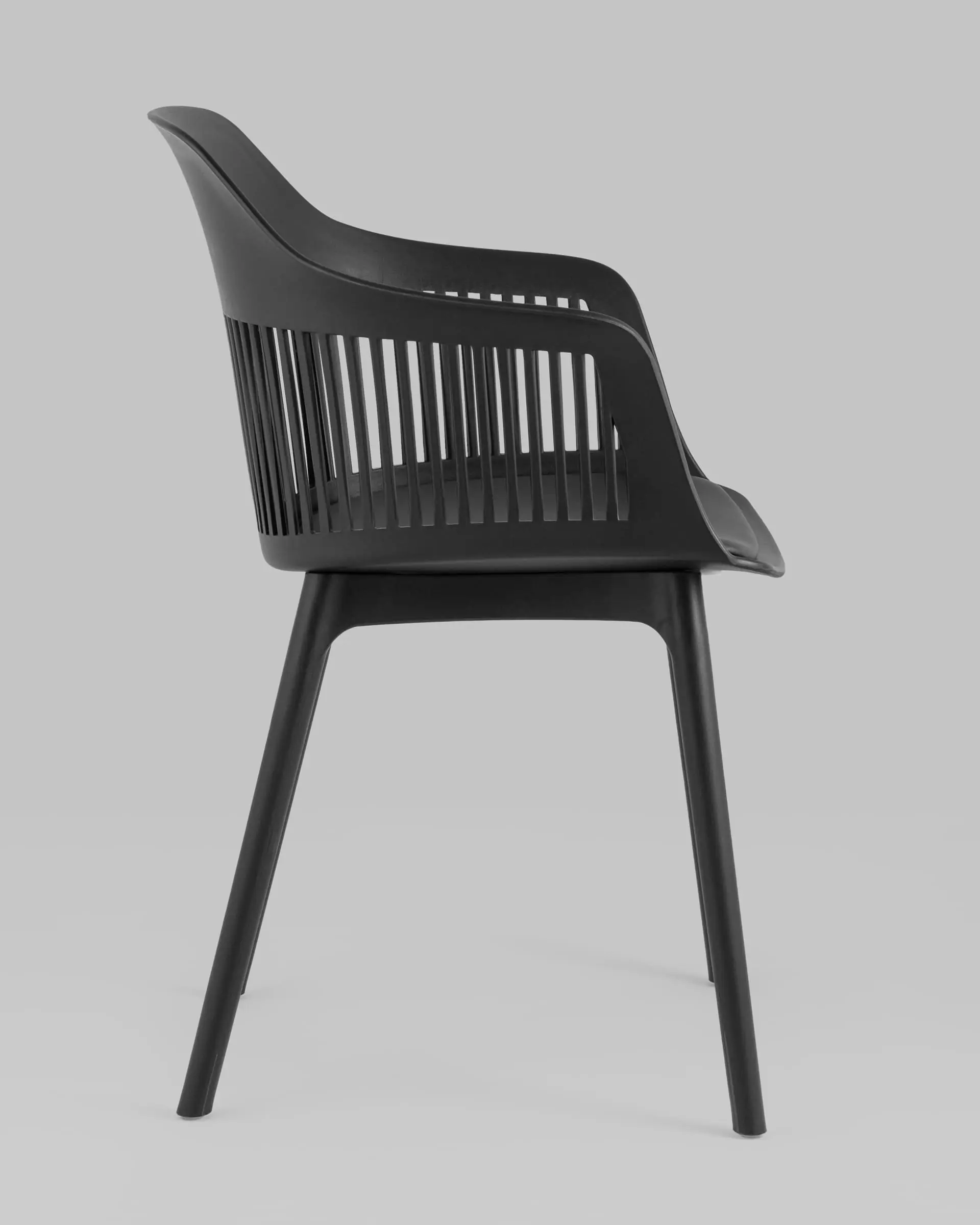 Polypropylene Armchair In Black-PP Chair
