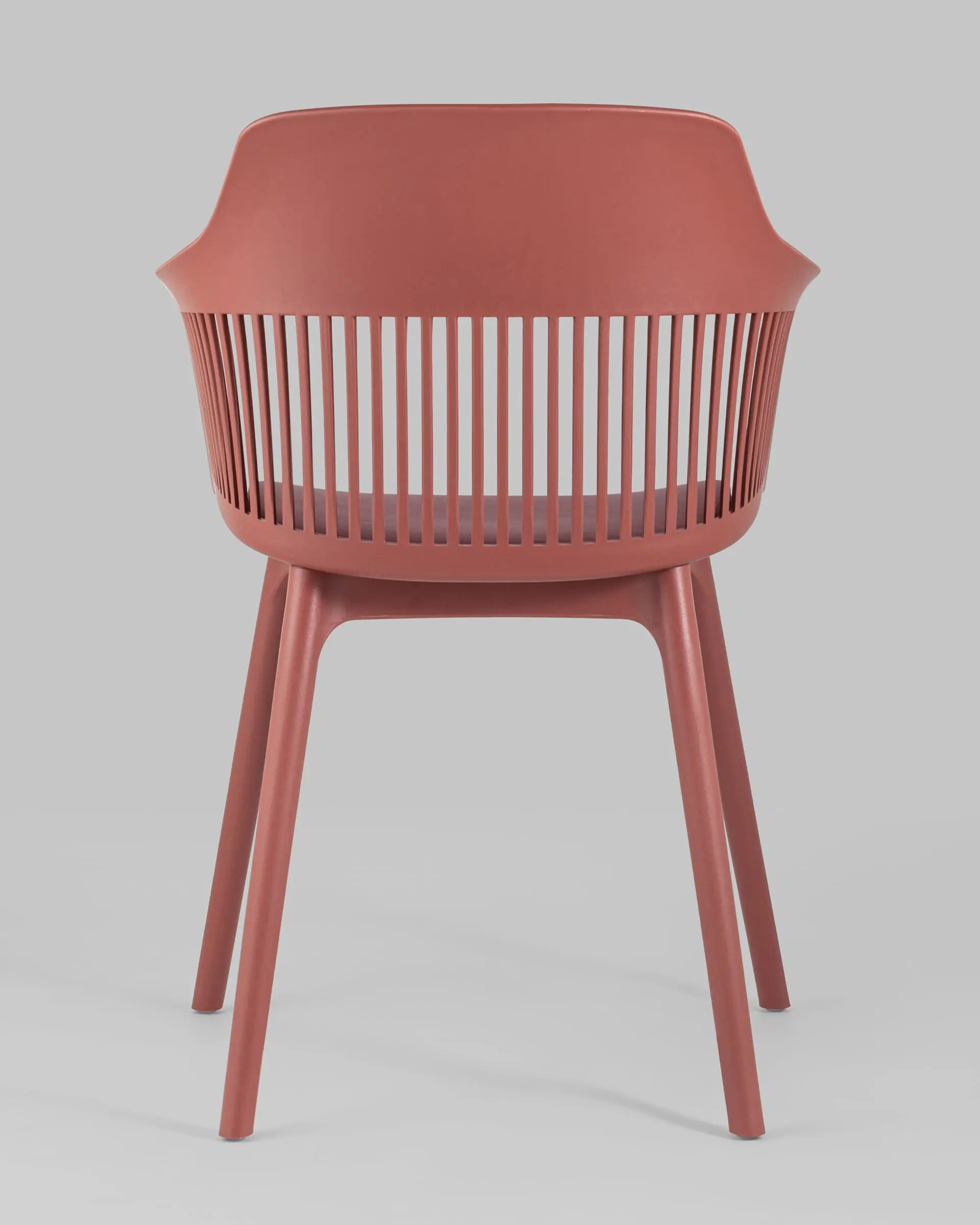 Polypropylene Armchair In Burgundy-PP Chair