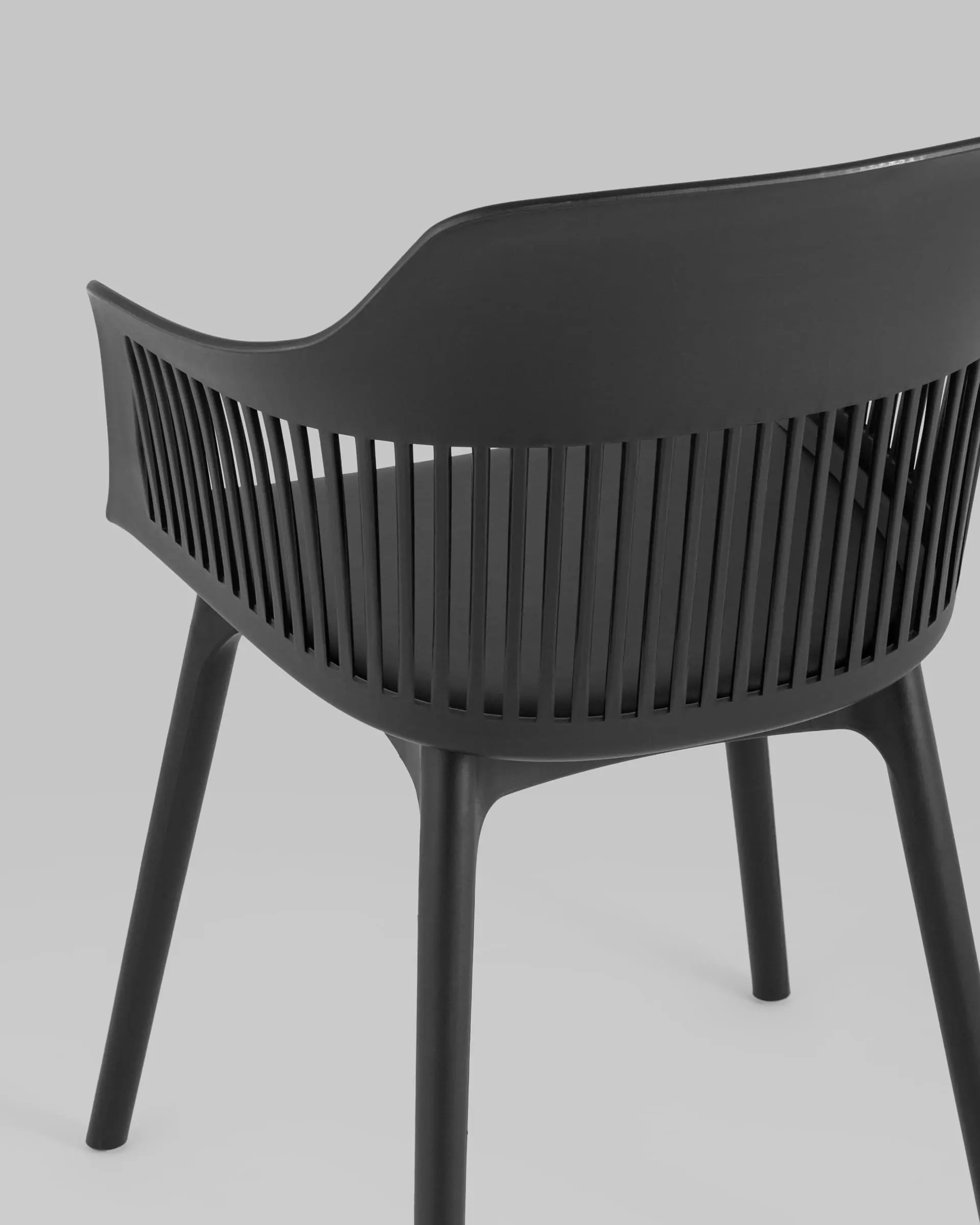 Polypropylene Armchair In Black-PP Chair
