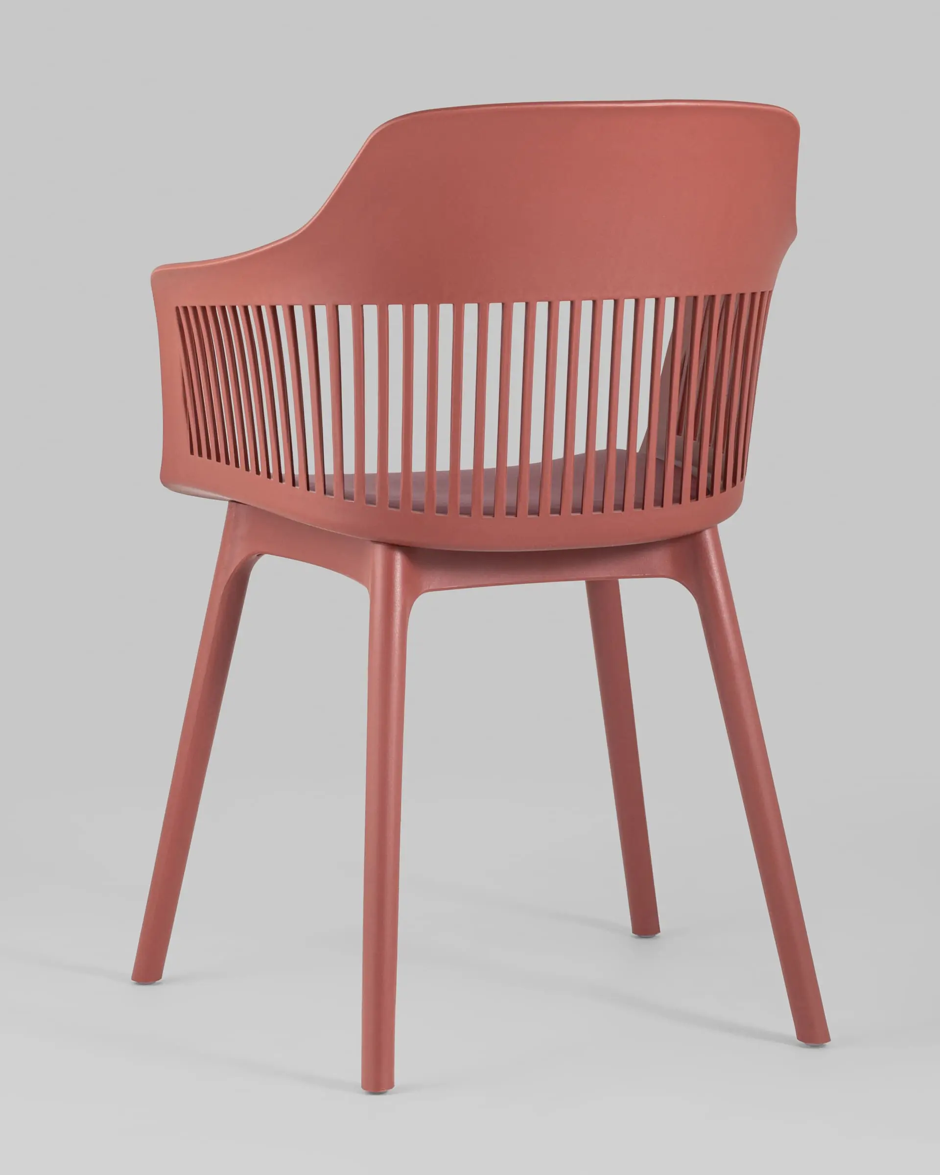 Polypropylene Armchair In Burgundy-PP Chair