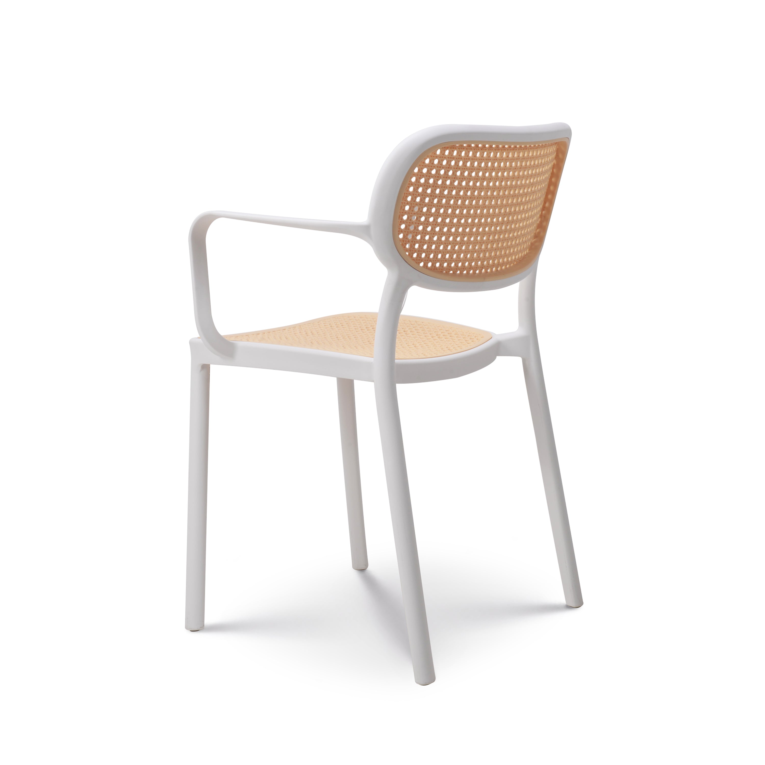 Hollow Design Polypropylene Armchair-PP Chair