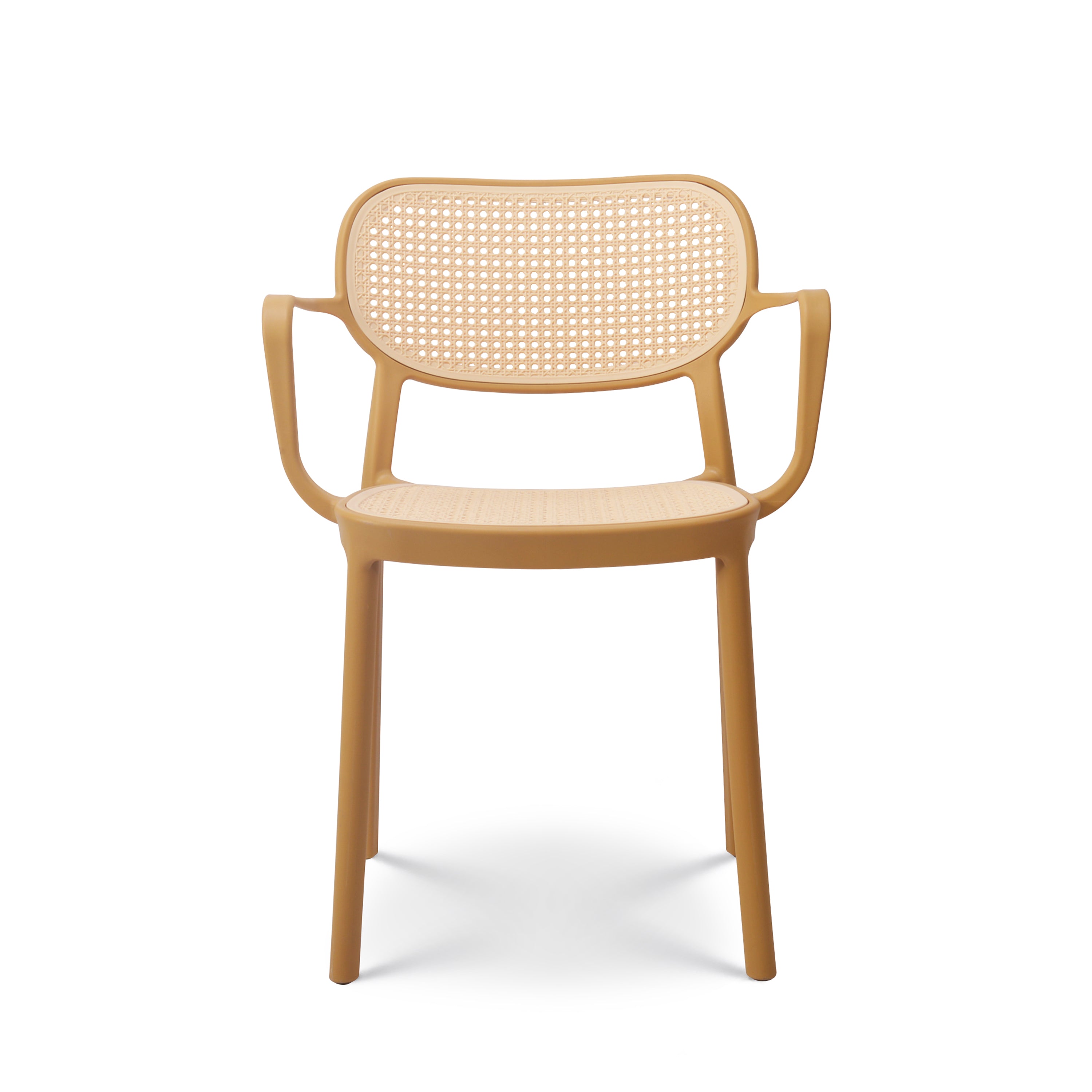 Hollow Design Polypropylene Armchair-PP Chair