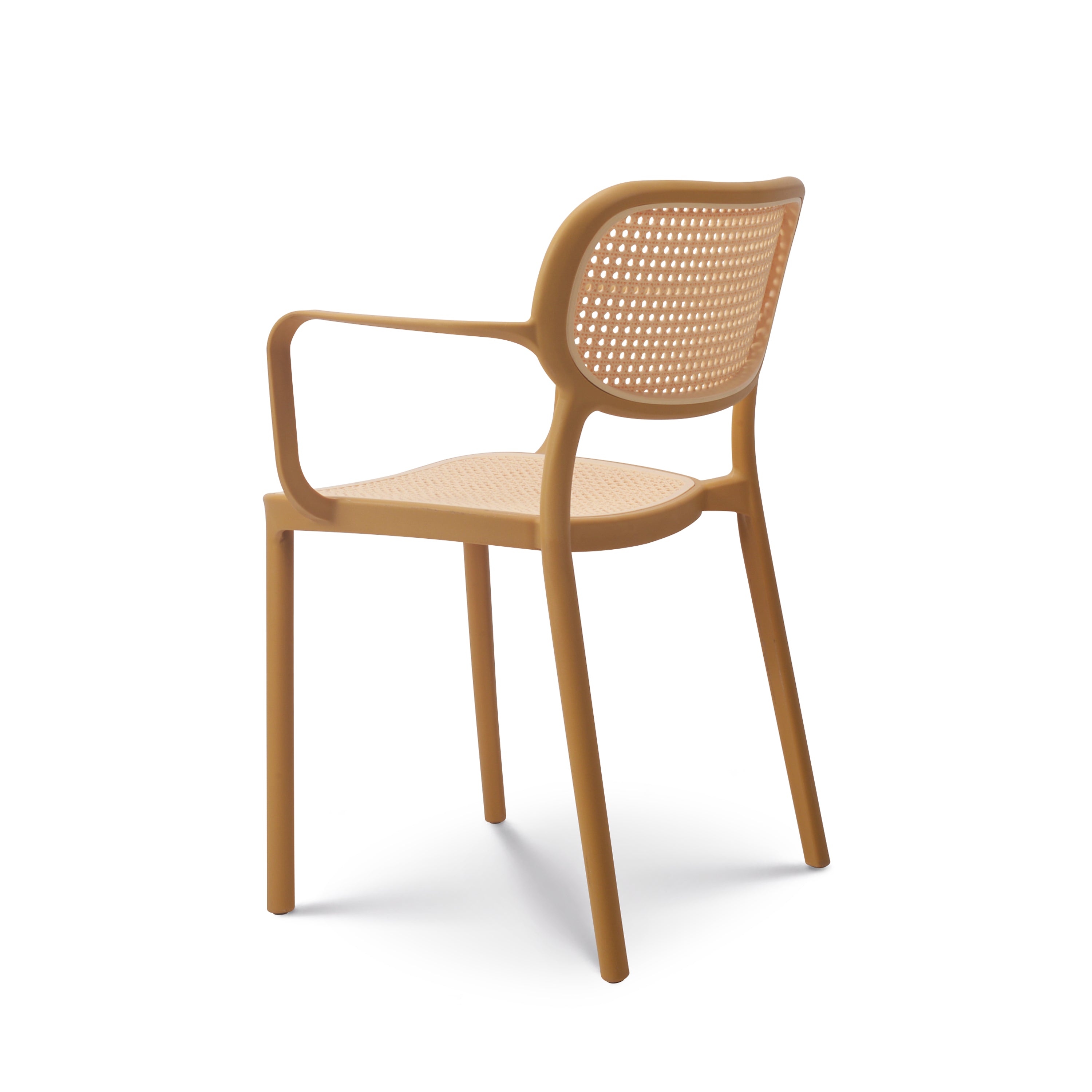 Hollow Design Polypropylene Armchair-PP Chair