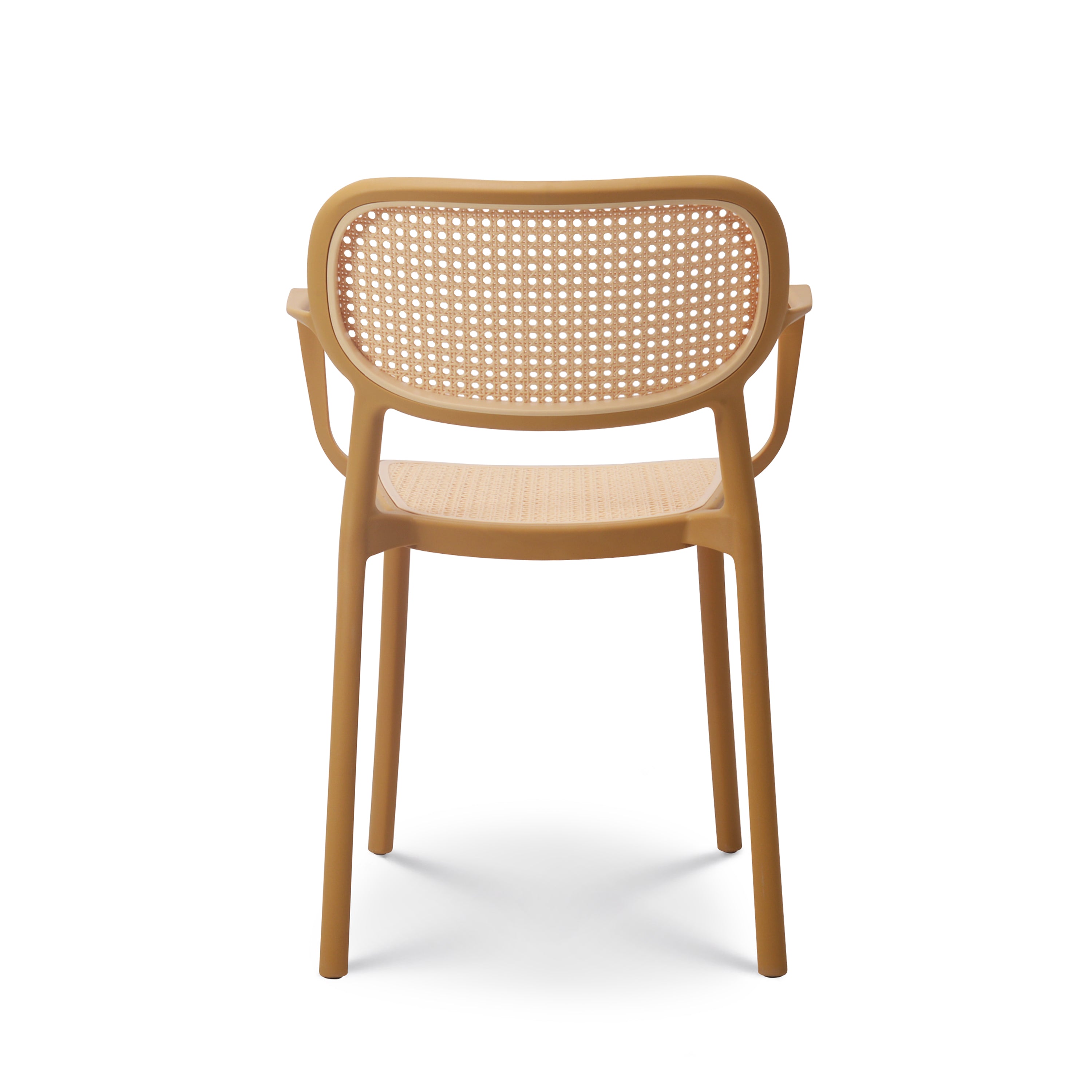 Hollow Design Polypropylene Armchair-PP Chair
