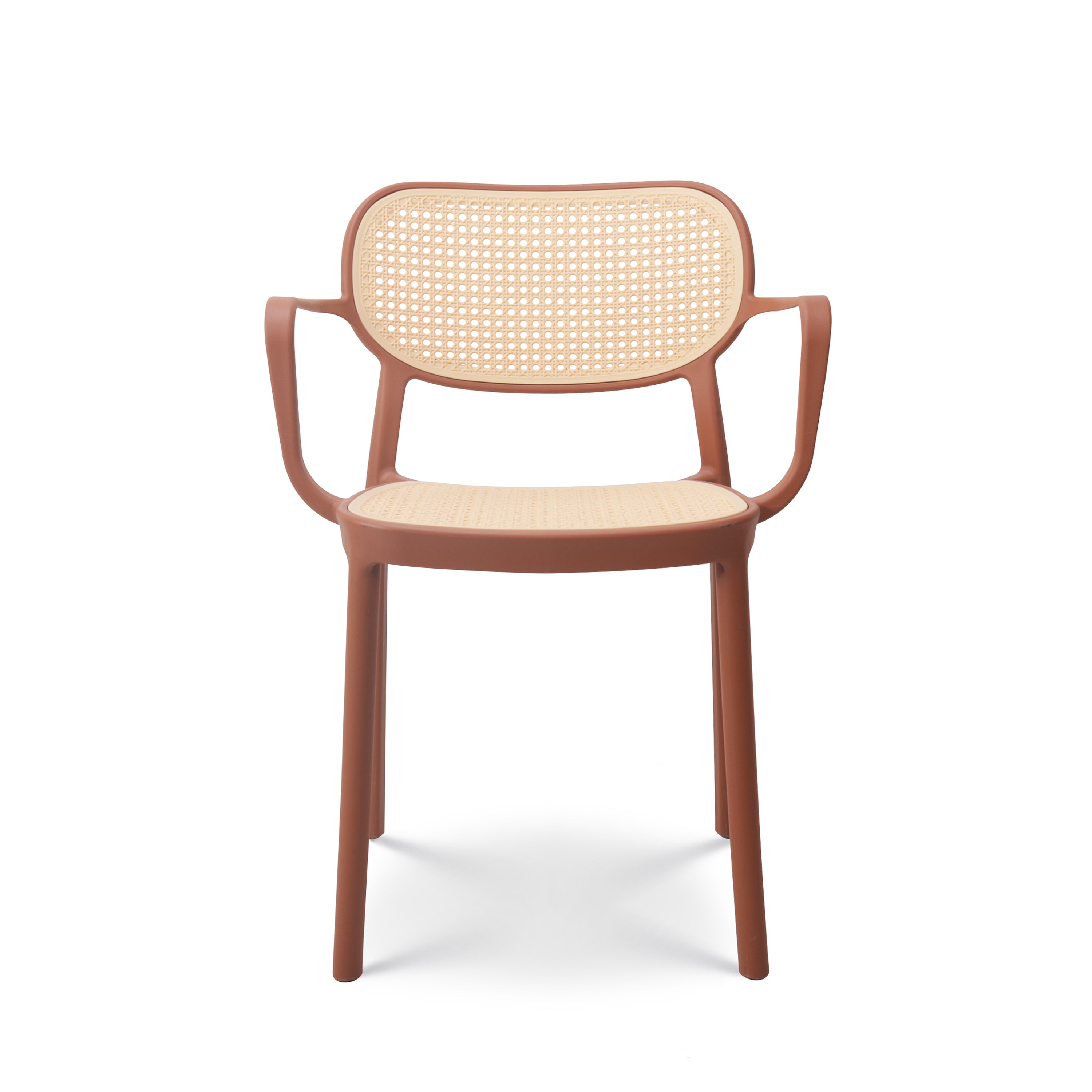 Hollow Design Polypropylene Armchair-PP Chair