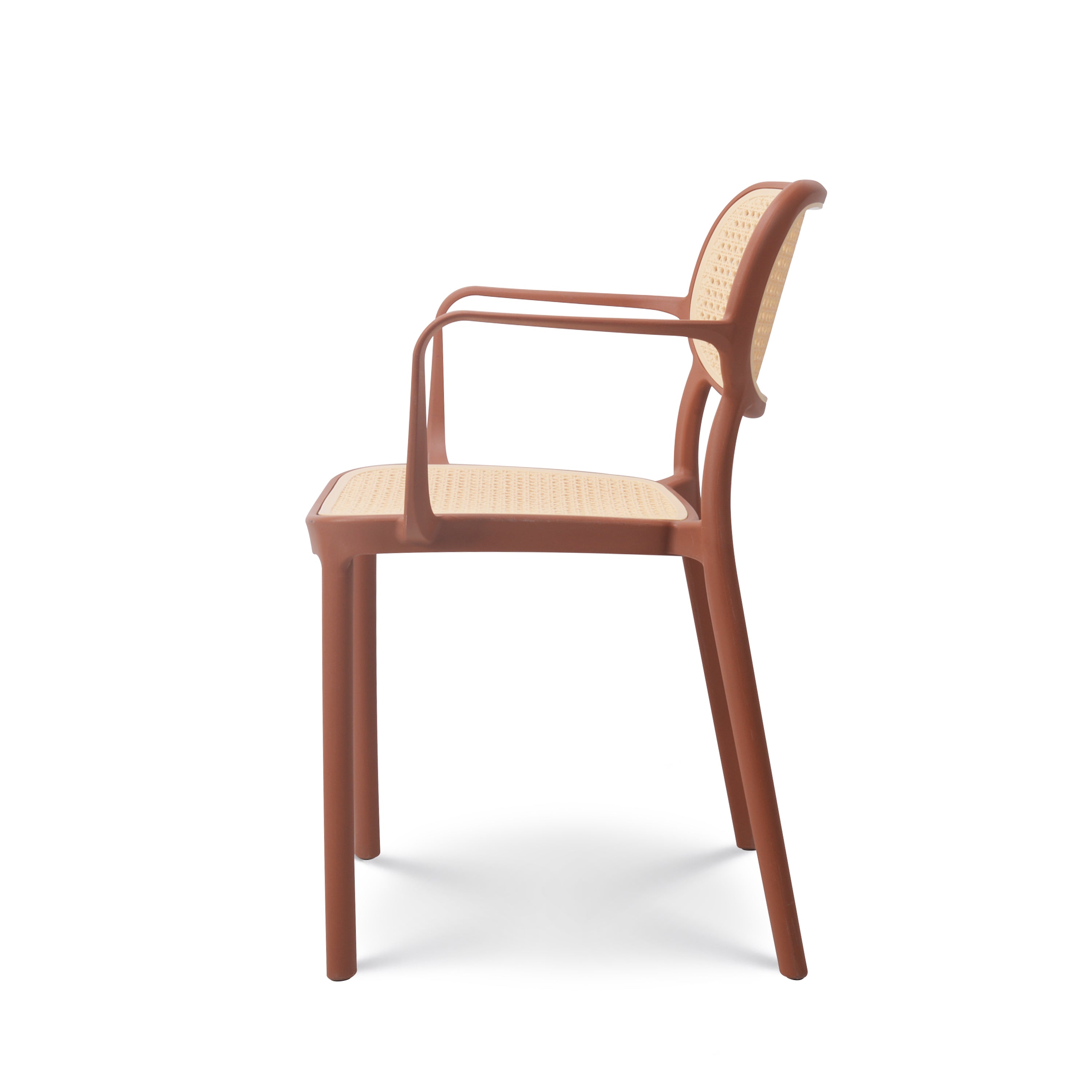 Hollow Design Polypropylene Armchair-PP Chair