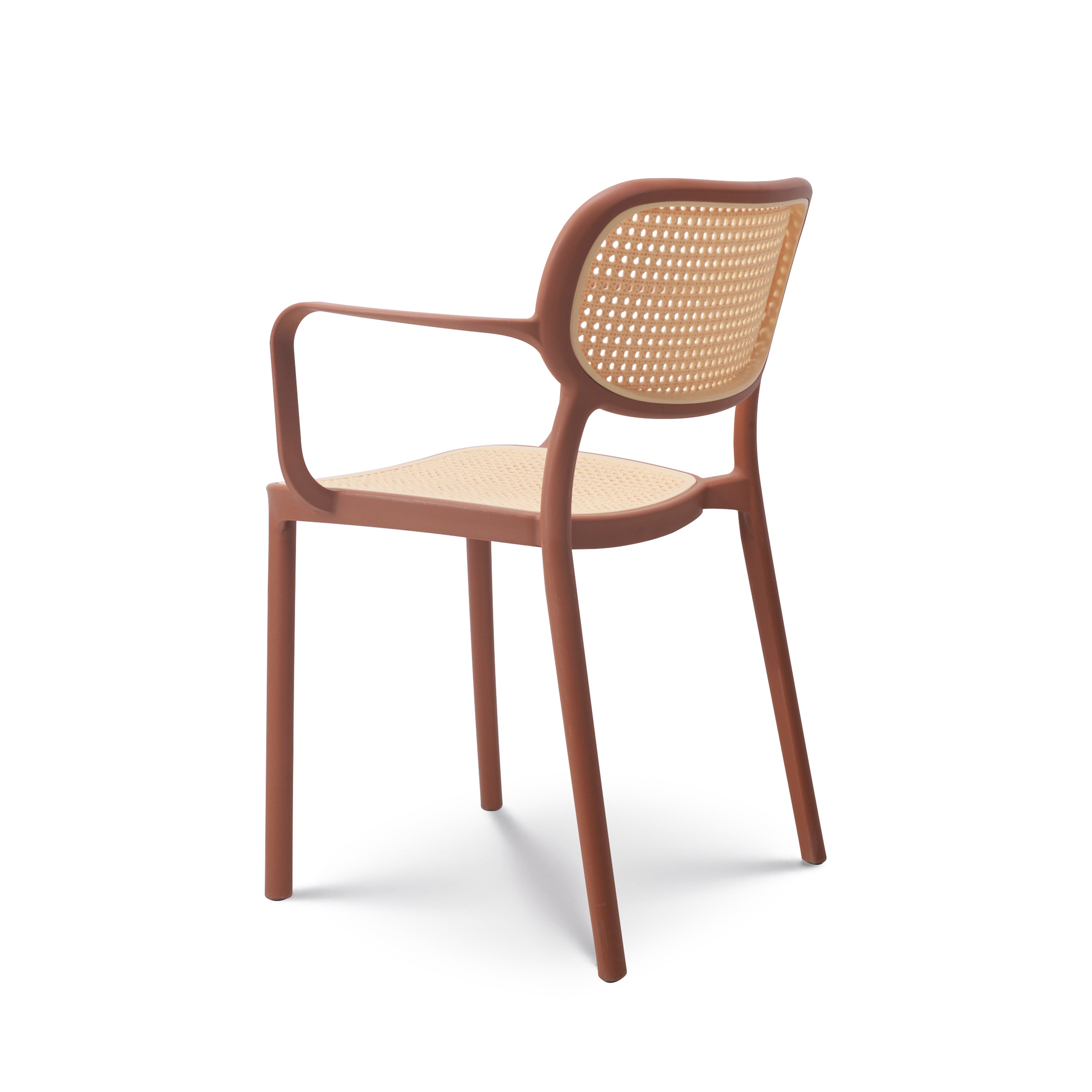 Hollow Design Polypropylene Armchair-PP Chair
