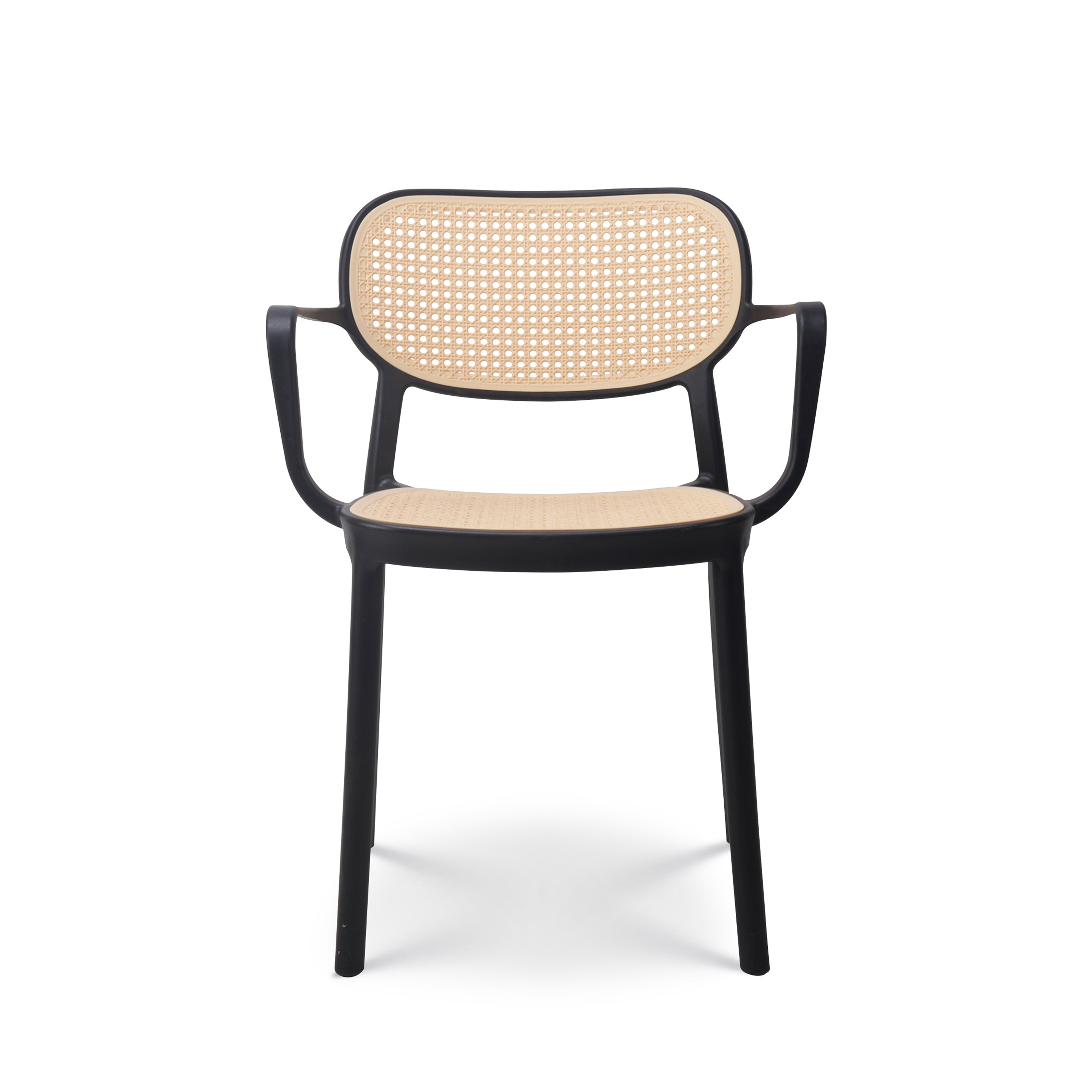 Hollow Design Polypropylene Armchair-PP Chair