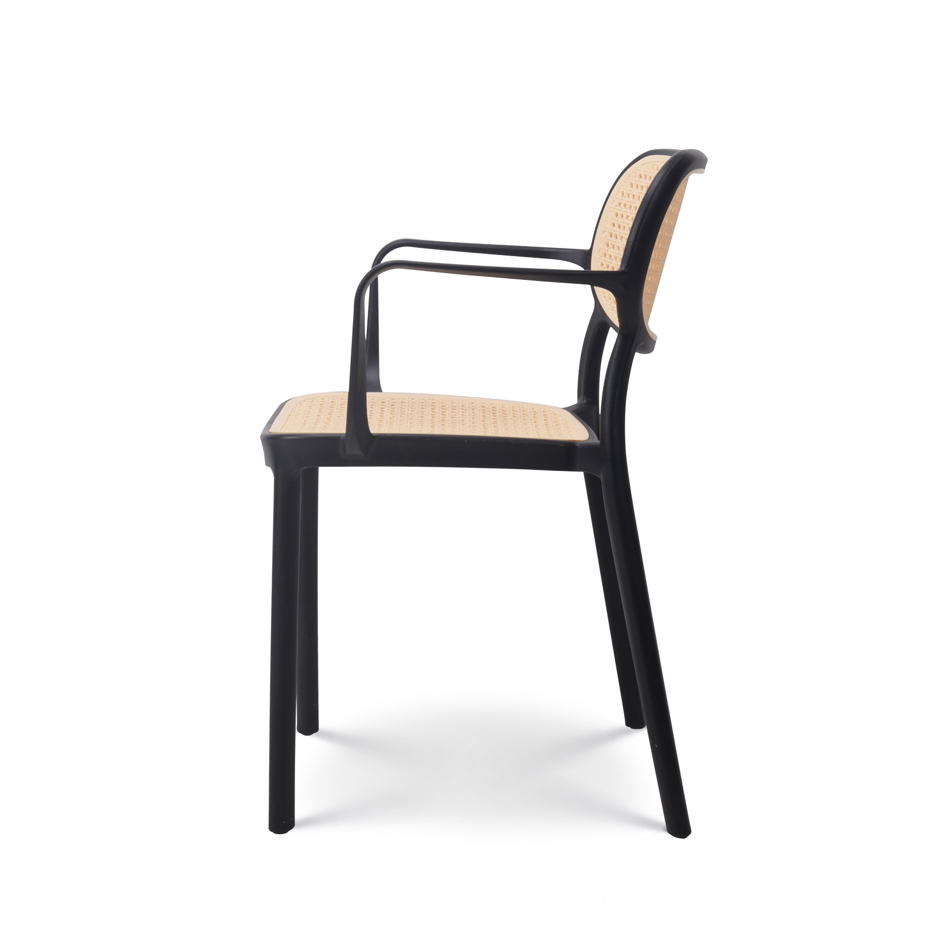 Hollow Design Polypropylene Armchair-PP Chair