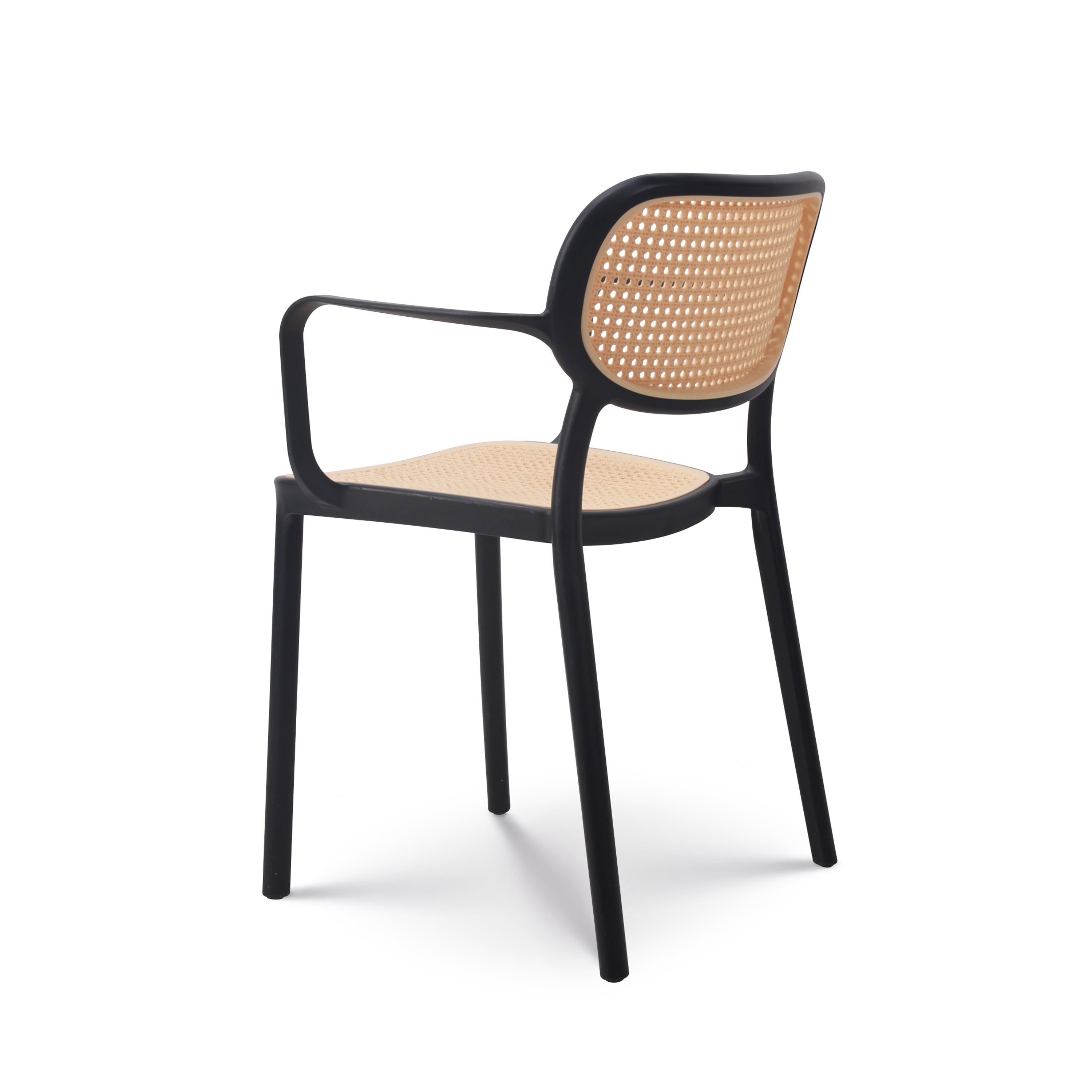 Hollow Design Polypropylene Armchair-PP Chair