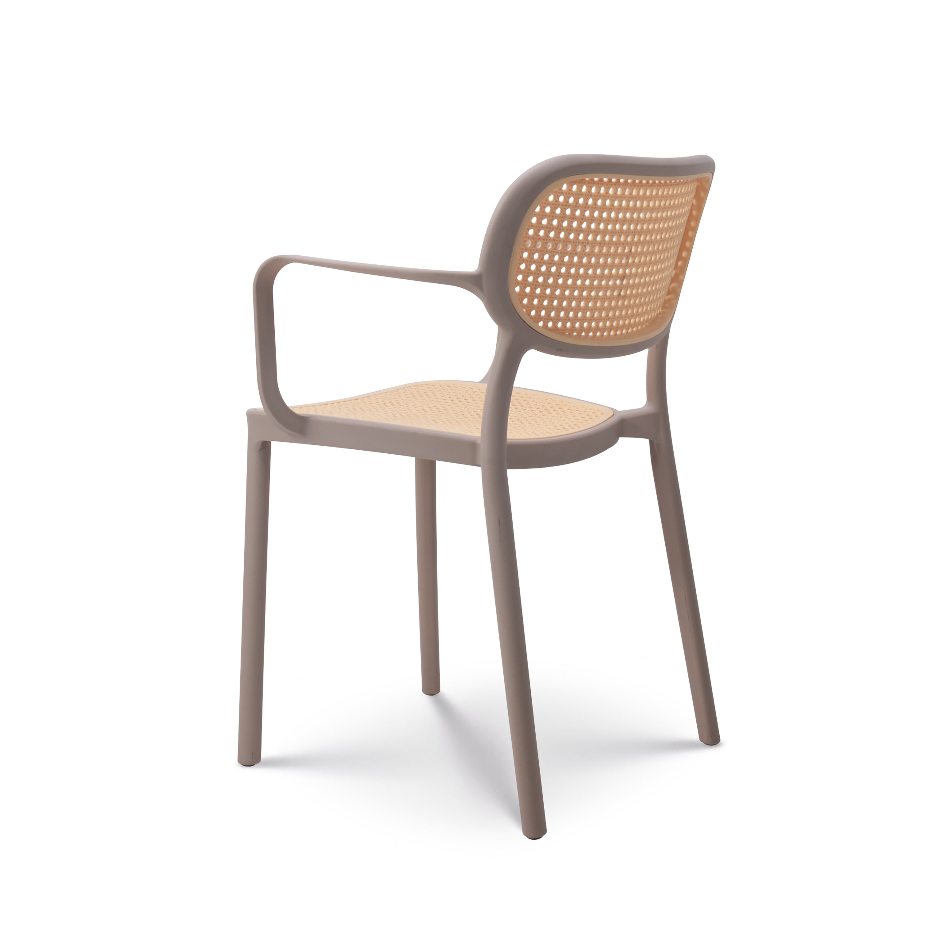 Hollow Design Polypropylene Armchair-PP Chair