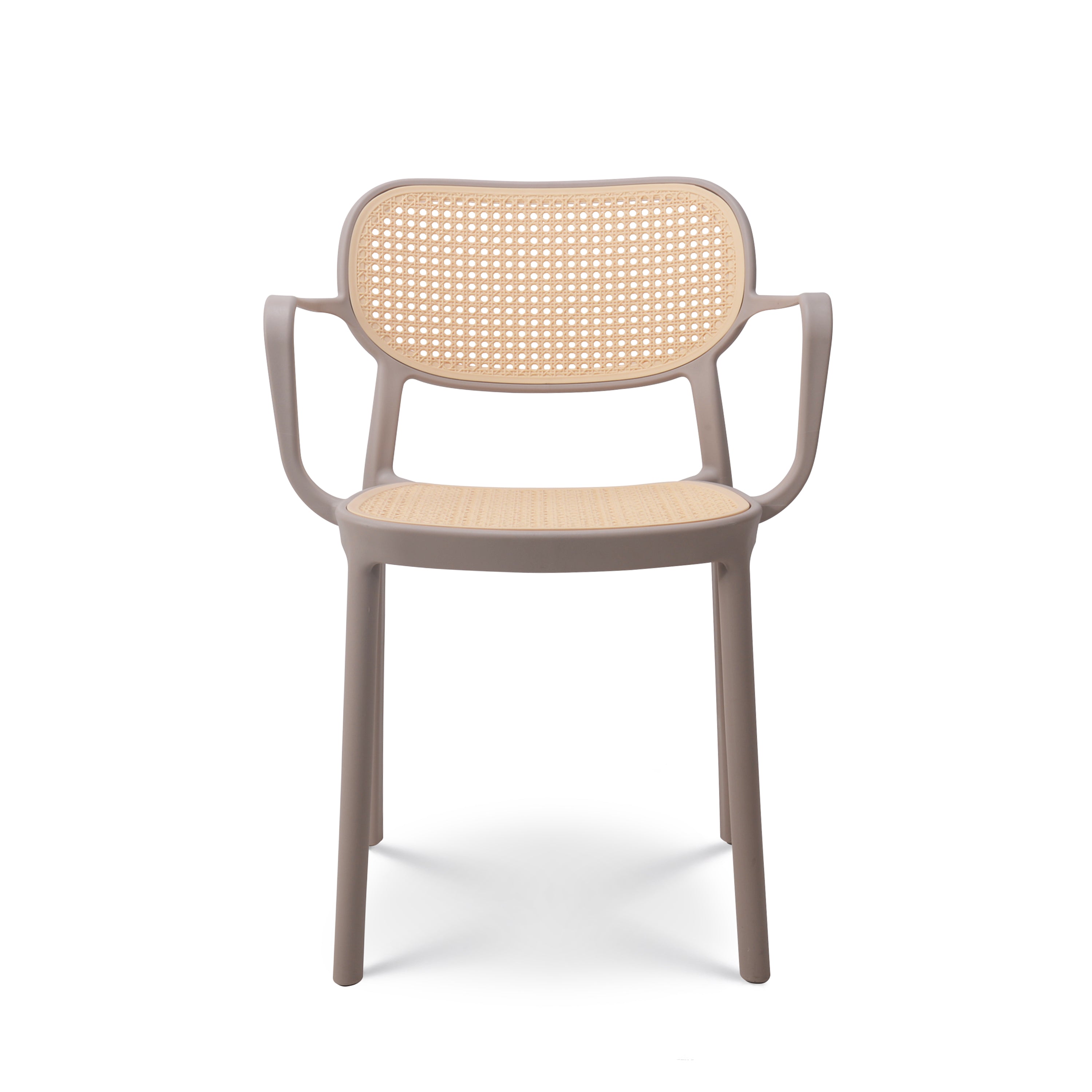 Hollow Design Polypropylene Armchair-PP Chair