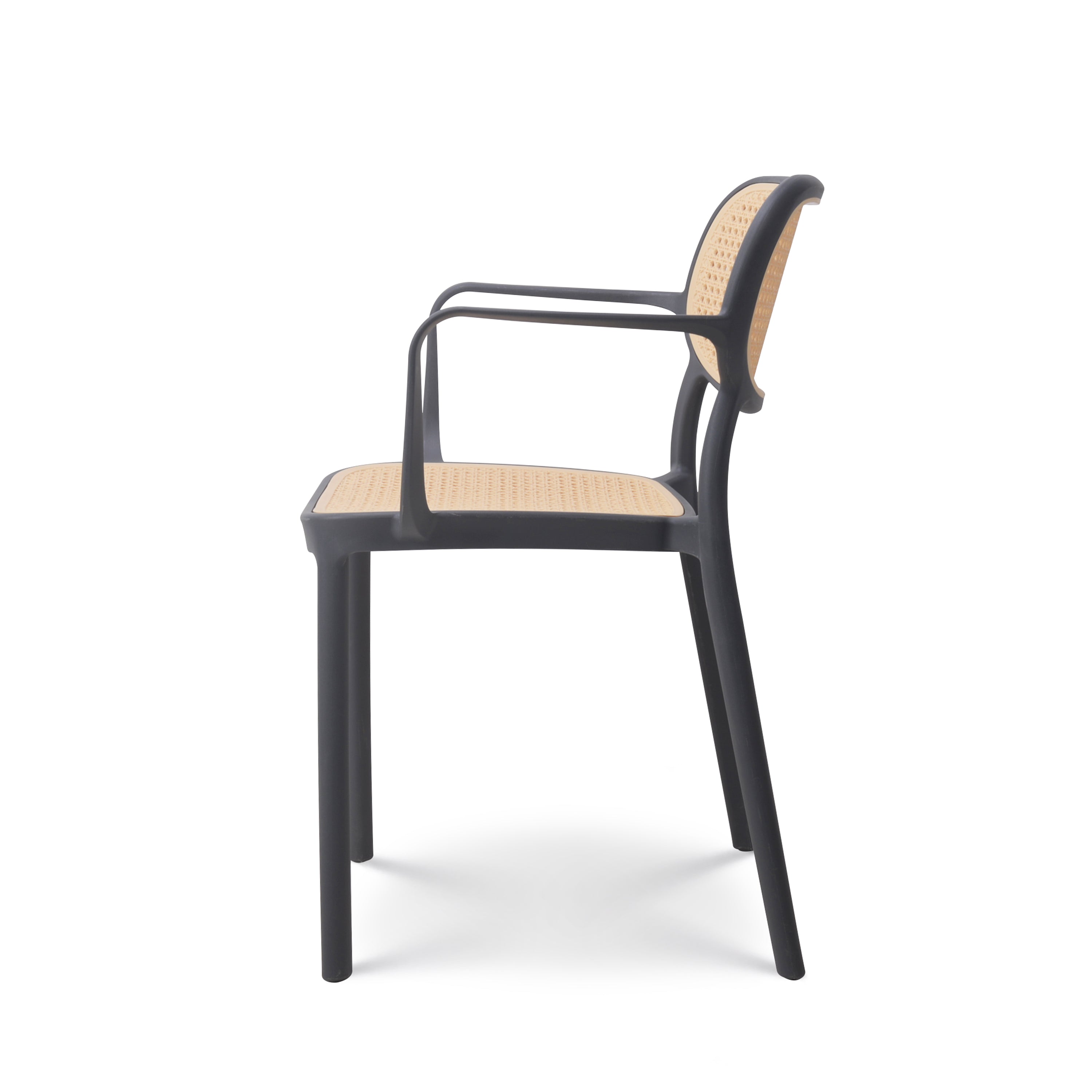 Hollow Design Polypropylene Armchair-PP Chair