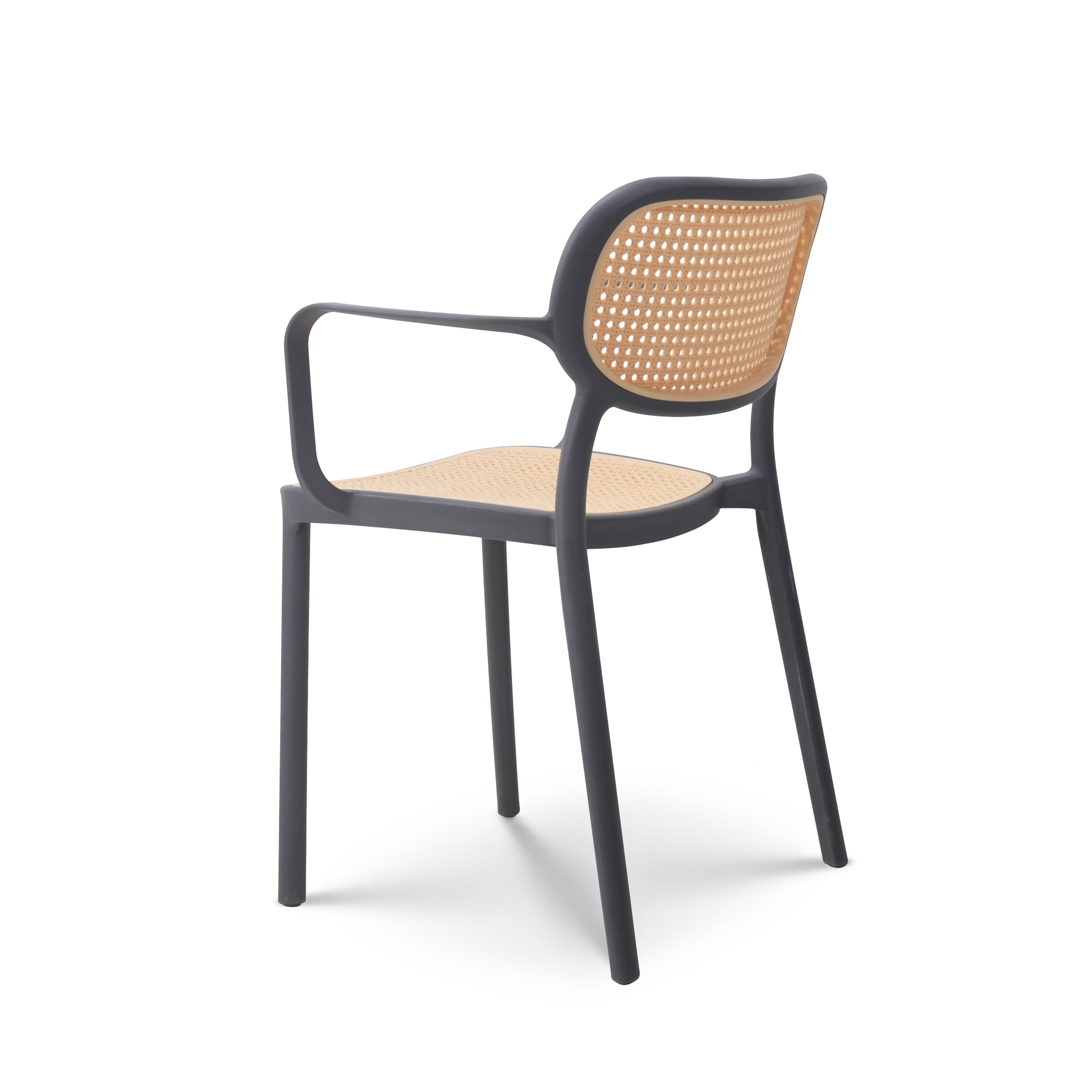 Hollow Design Polypropylene Armchair-PP Chair