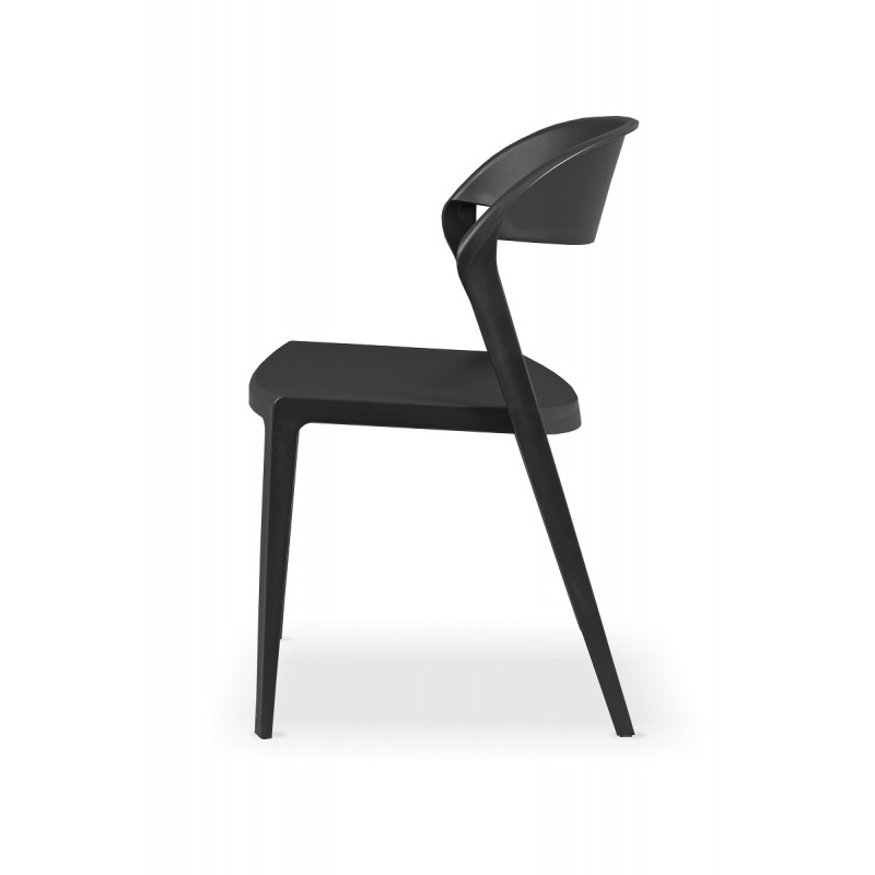 Black Plastic Chairs For Sale-PP Chair