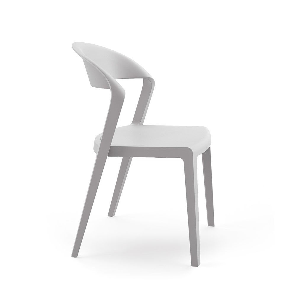 Light Grey Plastic Chairs For Sale-PP Chair