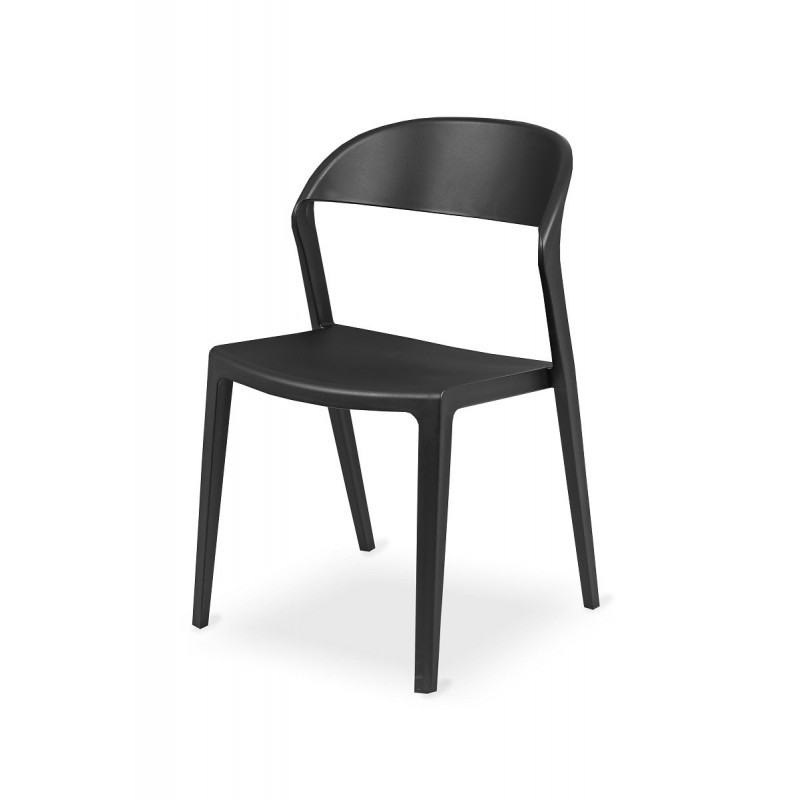 Black Plastic Chairs For Sale-PP Chair