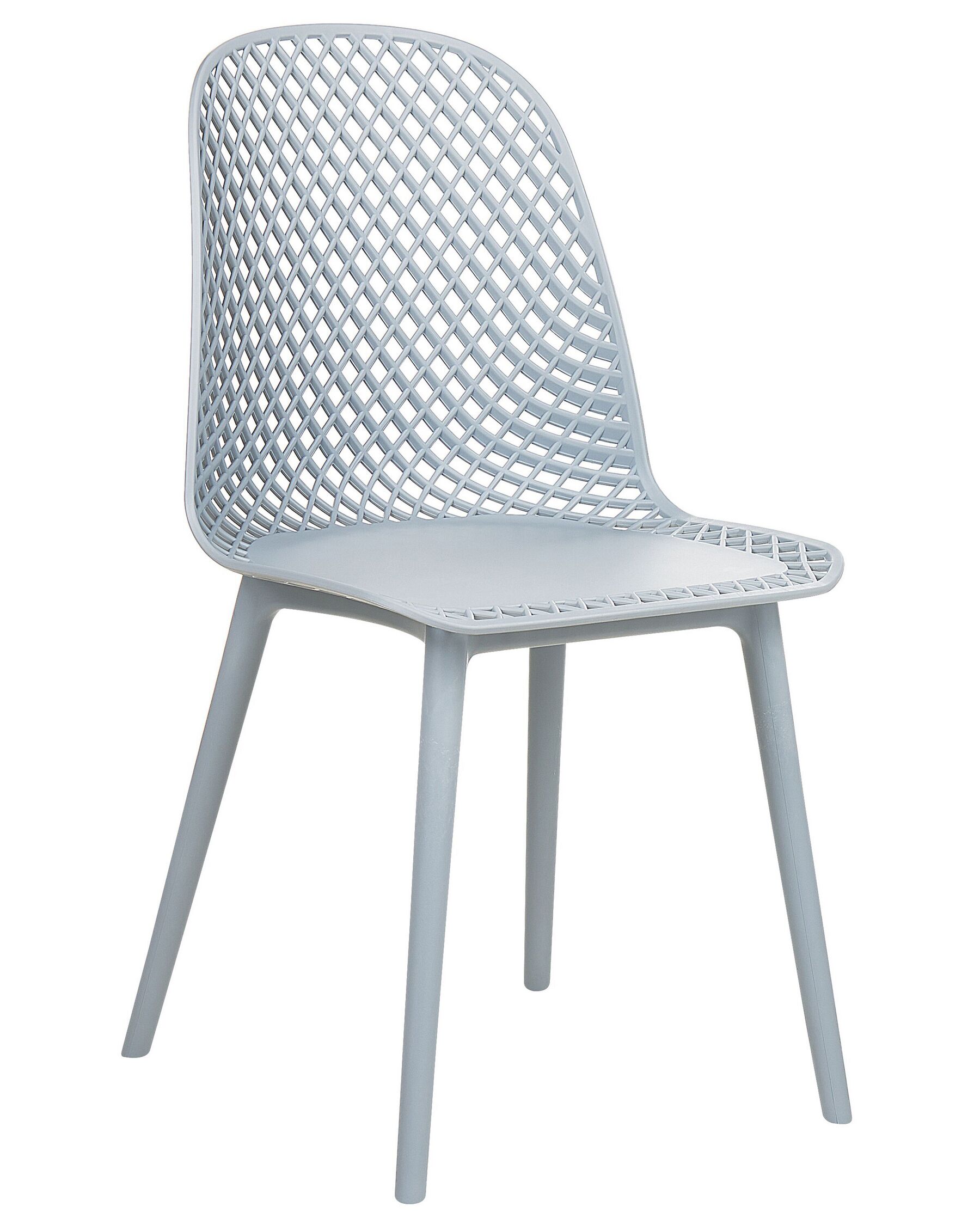 Light Grey Polypropylene Cafe Chair