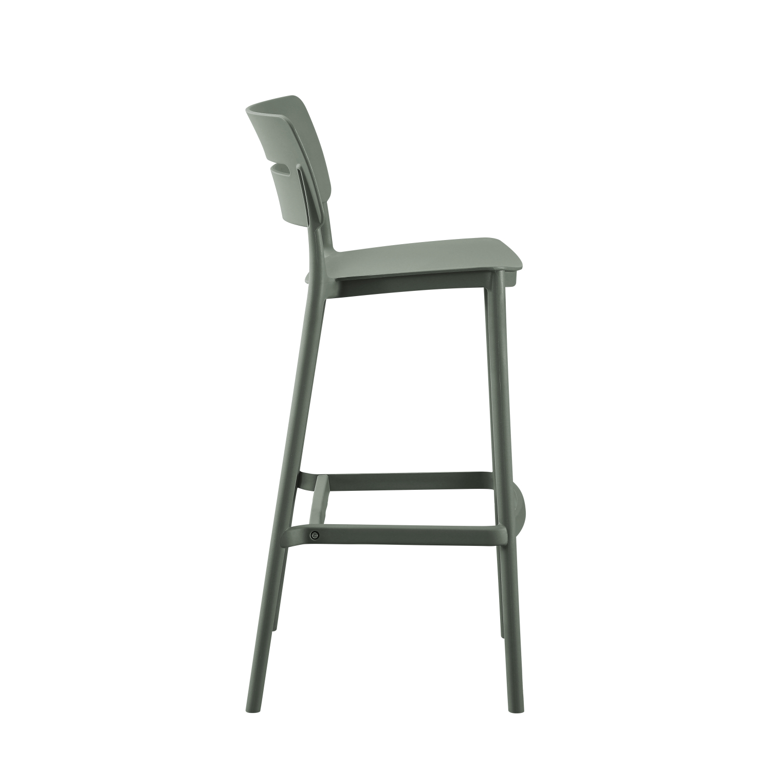 PP Bar Chair Deep Green-PP Chair