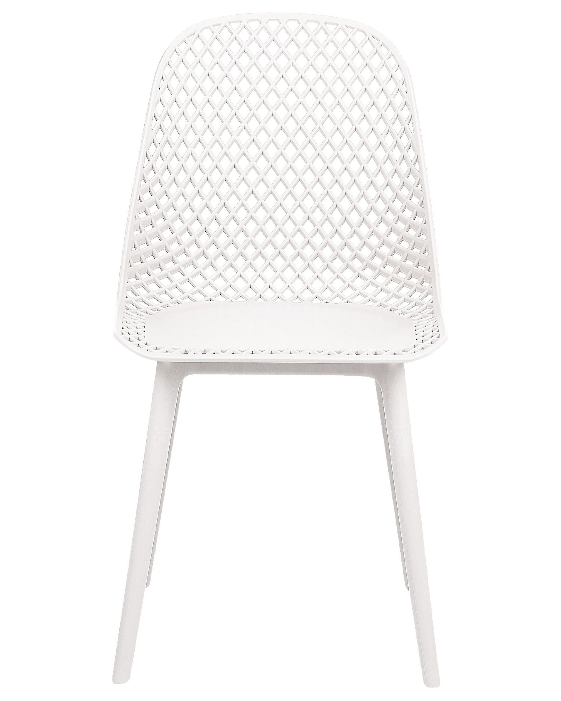 White Polypropylene Cafe Chair