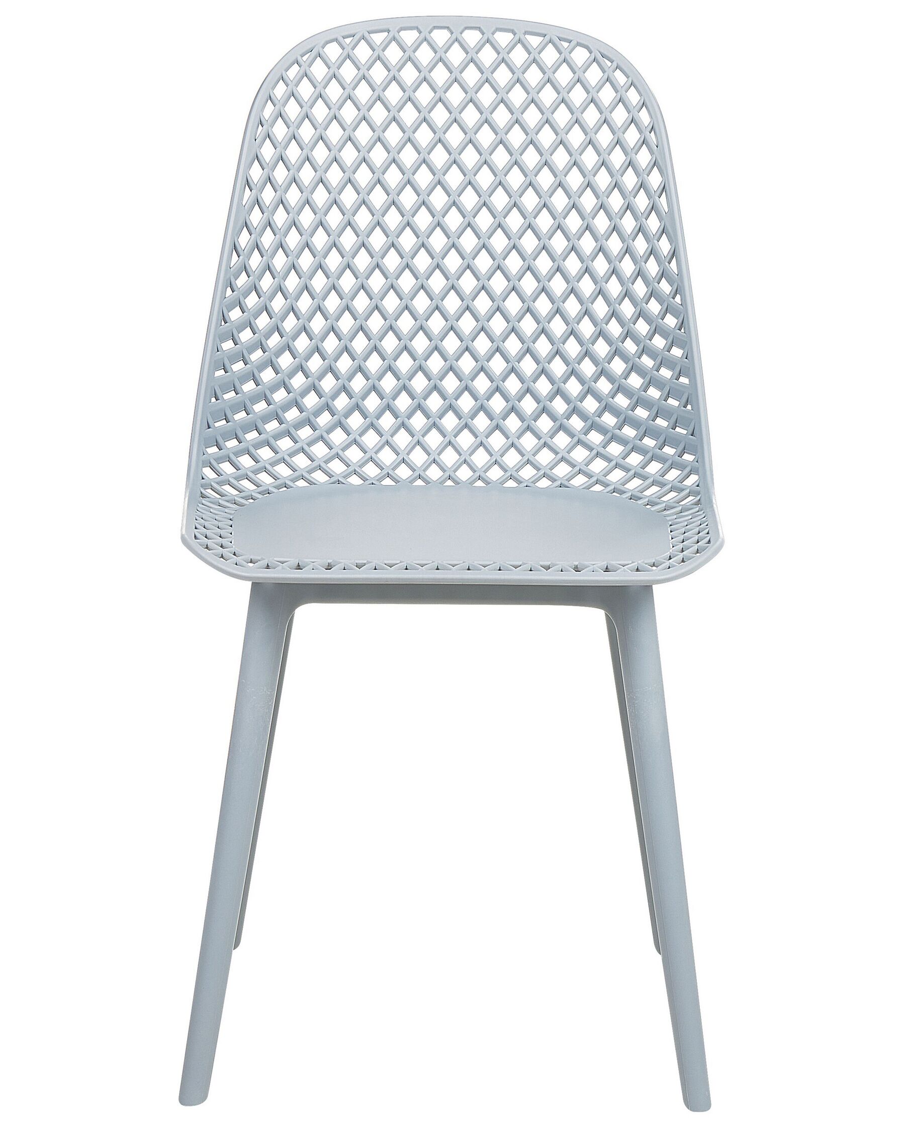 Light Grey Polypropylene Cafe Chair