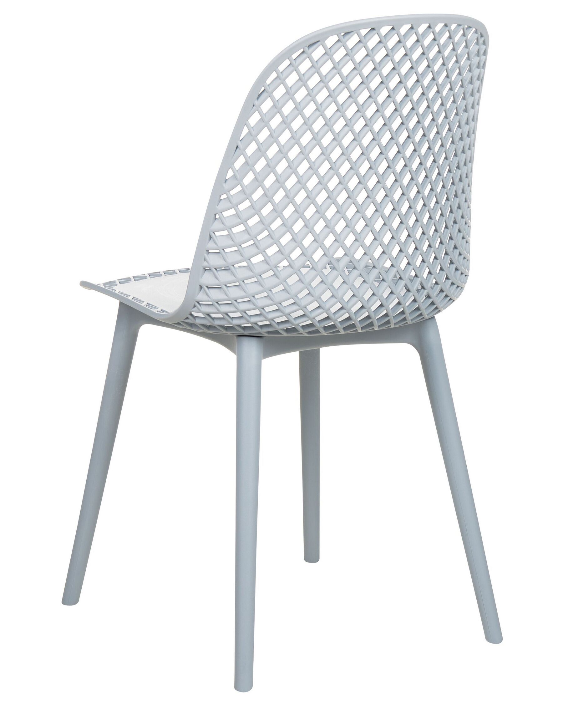 Light Grey Polypropylene Cafe Chair