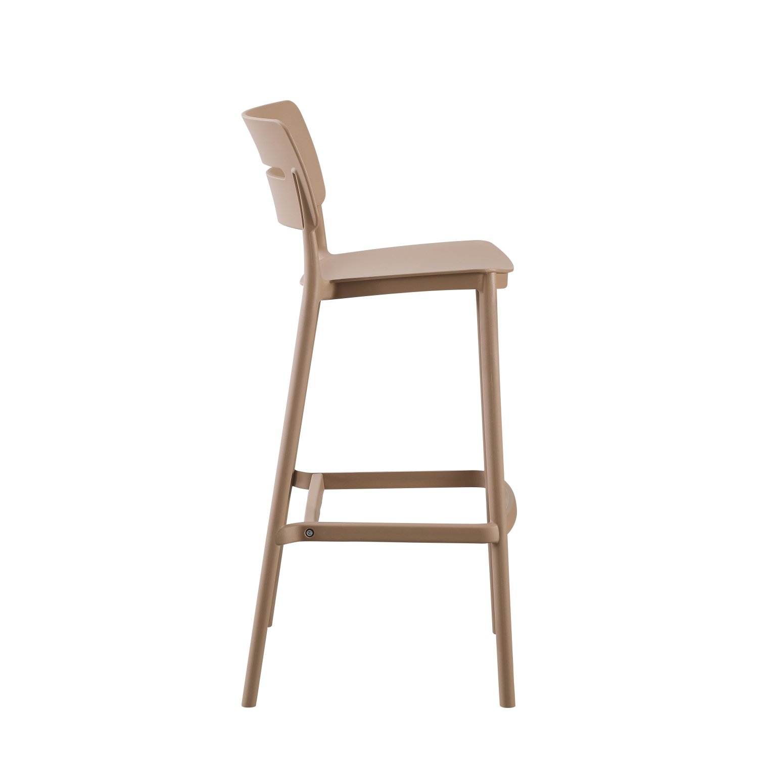 PP Bar Chair Brown-PP Chair